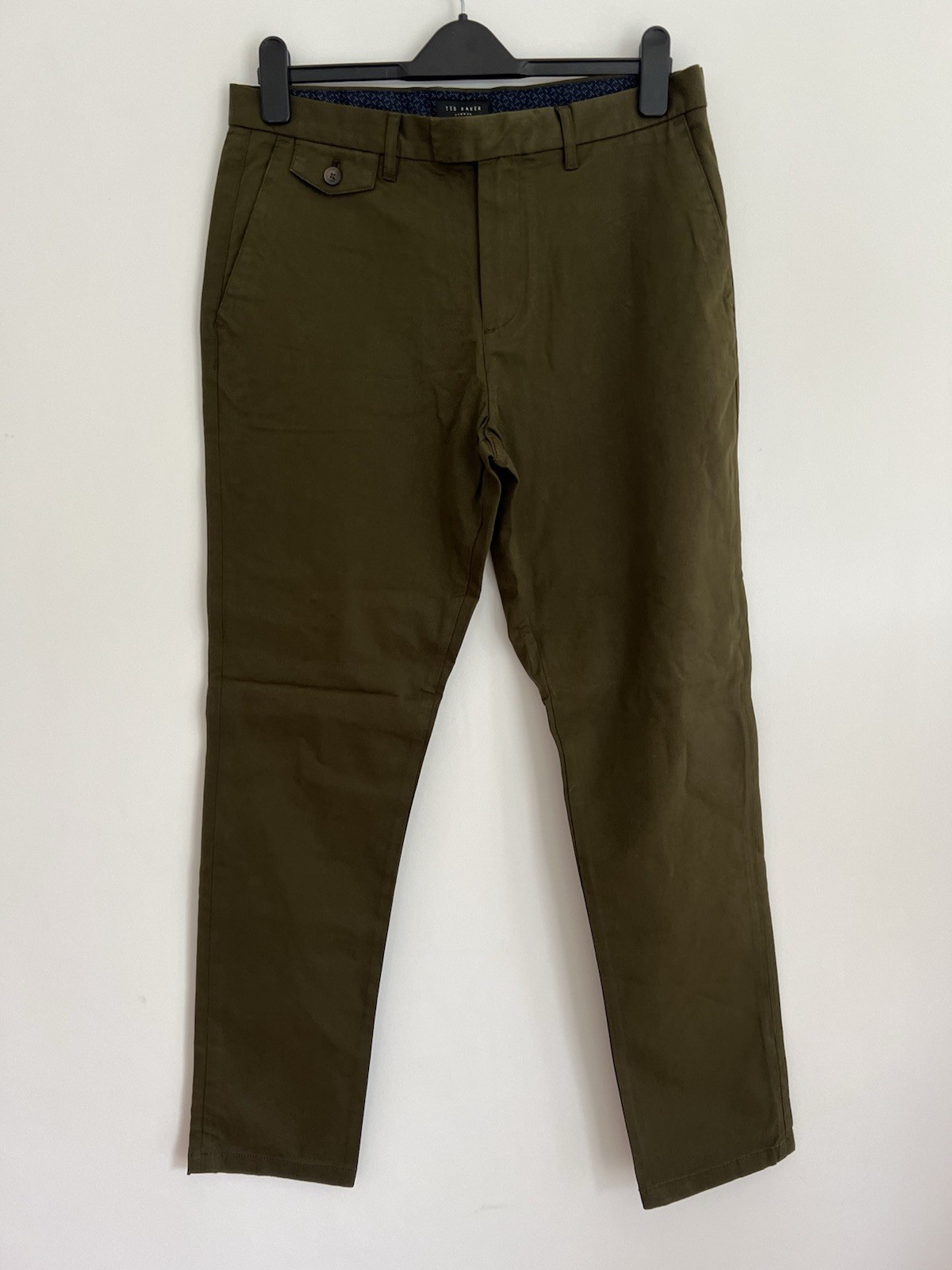 TED BAKER Chinos Chino Slim Fit Trousers Waist 30″ 32″ 34″ 36″ 38″ Leg Reg Khaki