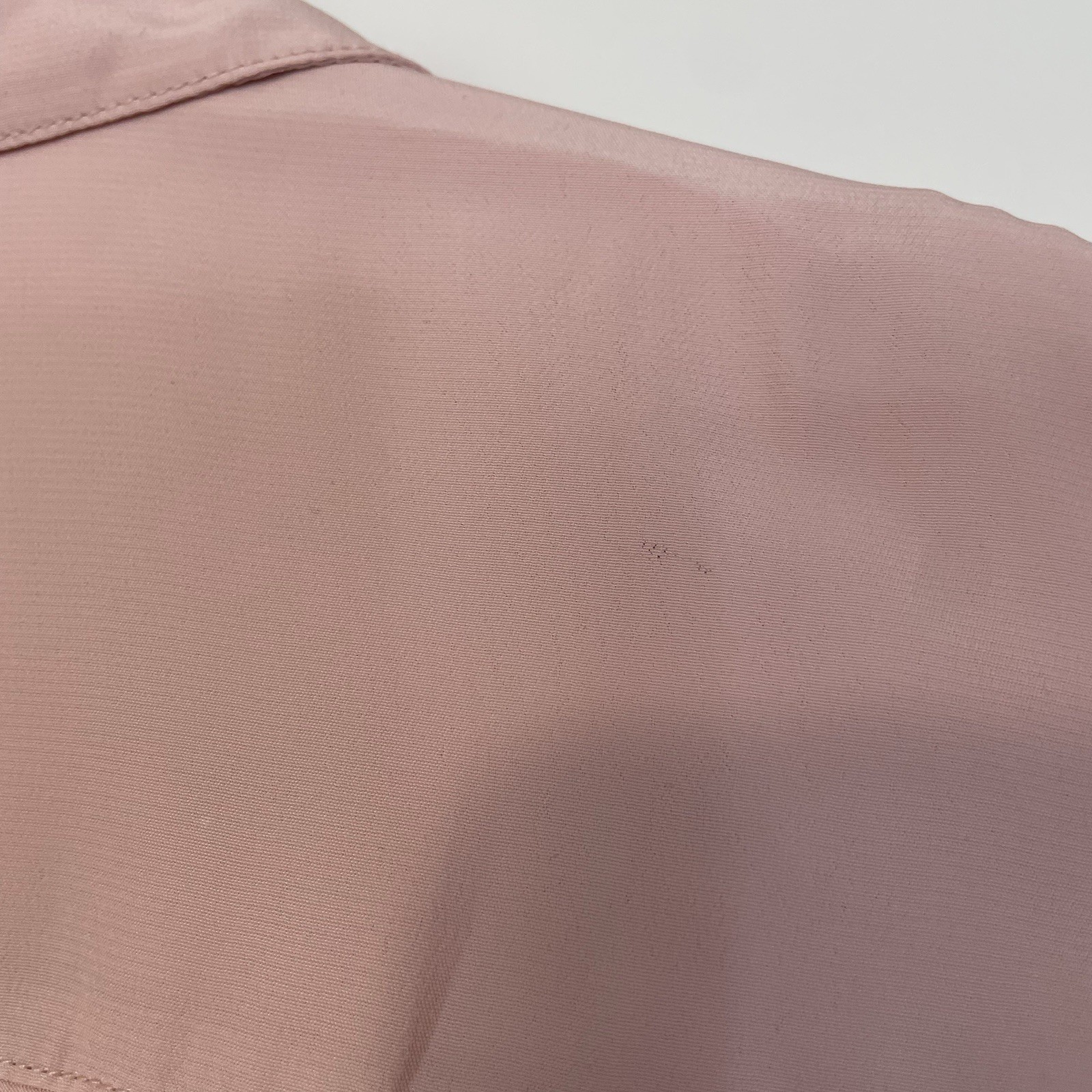 Madewell Long-Sleeve Button-Front Top Pale Blush XXS NT224 Western Elegant