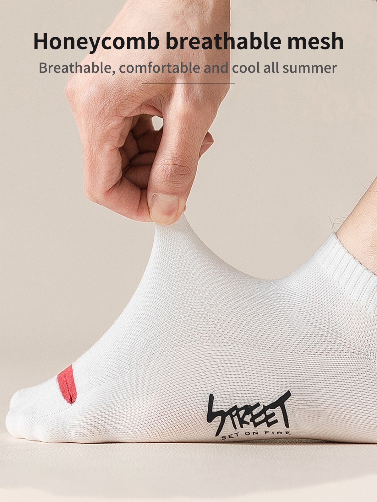 10Pair Men Women Ultra-thin Boat Socks Low Cut Mesh Invisible Casual Solid Socks