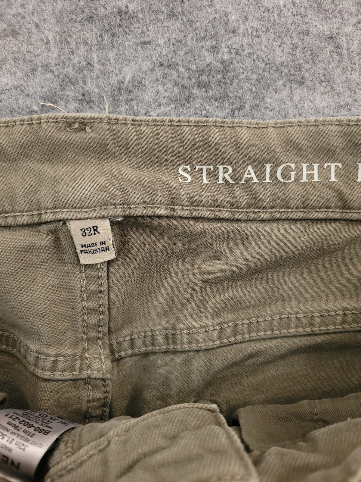 Mens Next Jeans Size 32 R Straight Fit with Stretch W32 L31 Zip Fly
