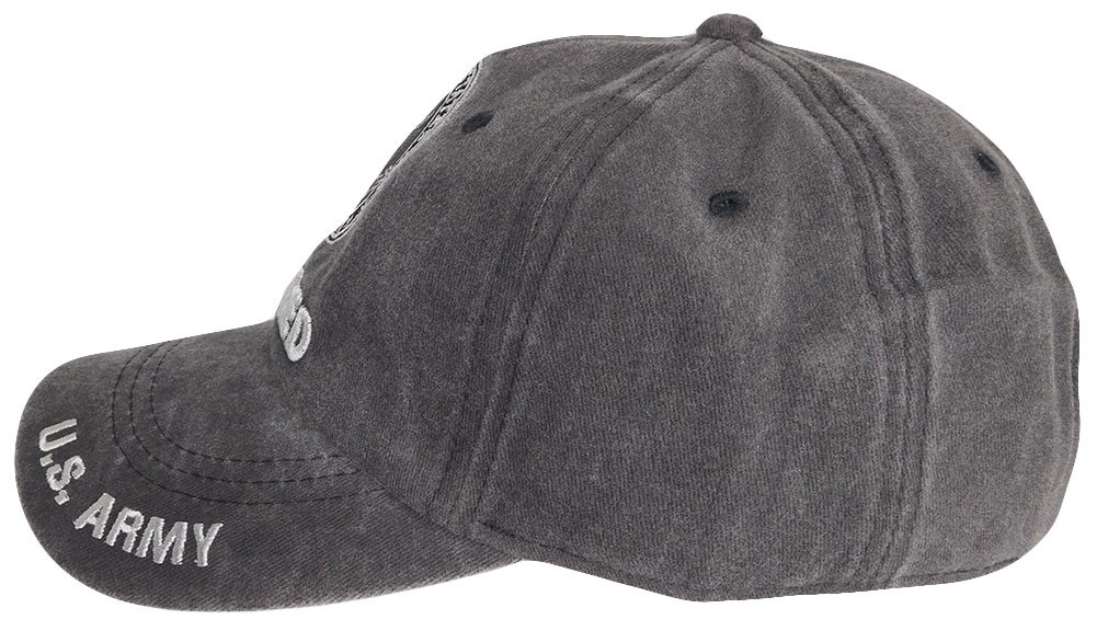 United States Army Retired Grey Gray Embroidered Hat Cap CAP522AB – Licensed
