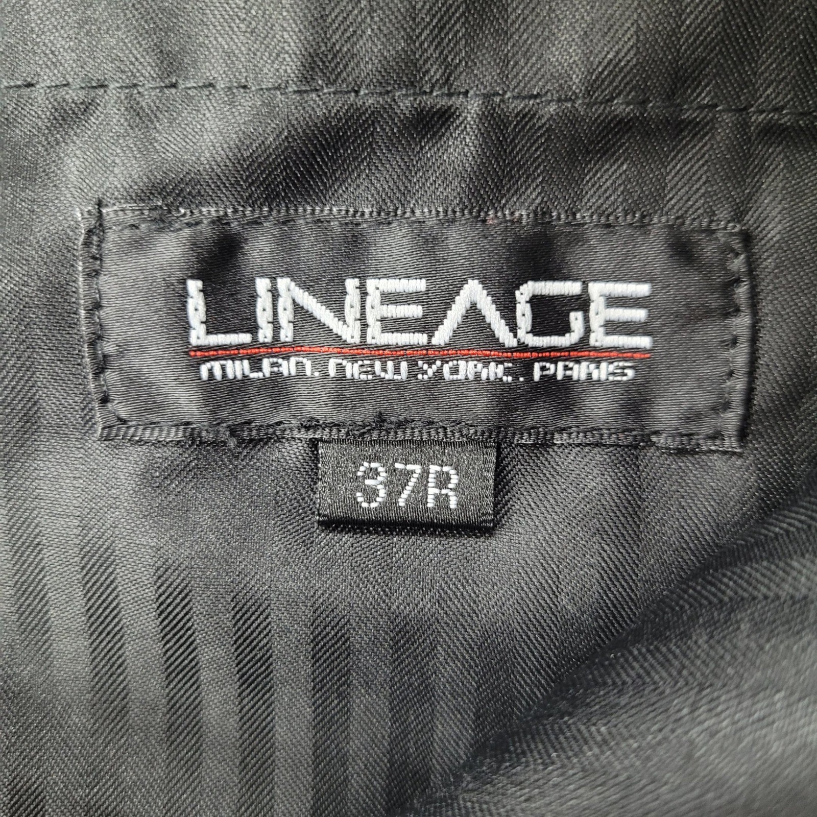 Lineage Milano Roma Men’s 43R Blazer 37R Pants Brown Two Piece Suit