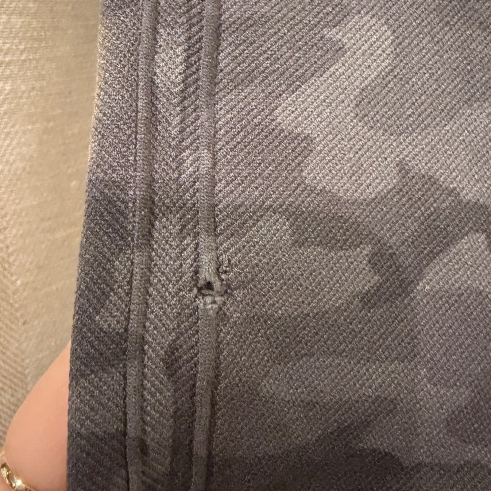 Spanx 2 Pair of Look at Me Now Green & Gray Camo Leggings, Size Small