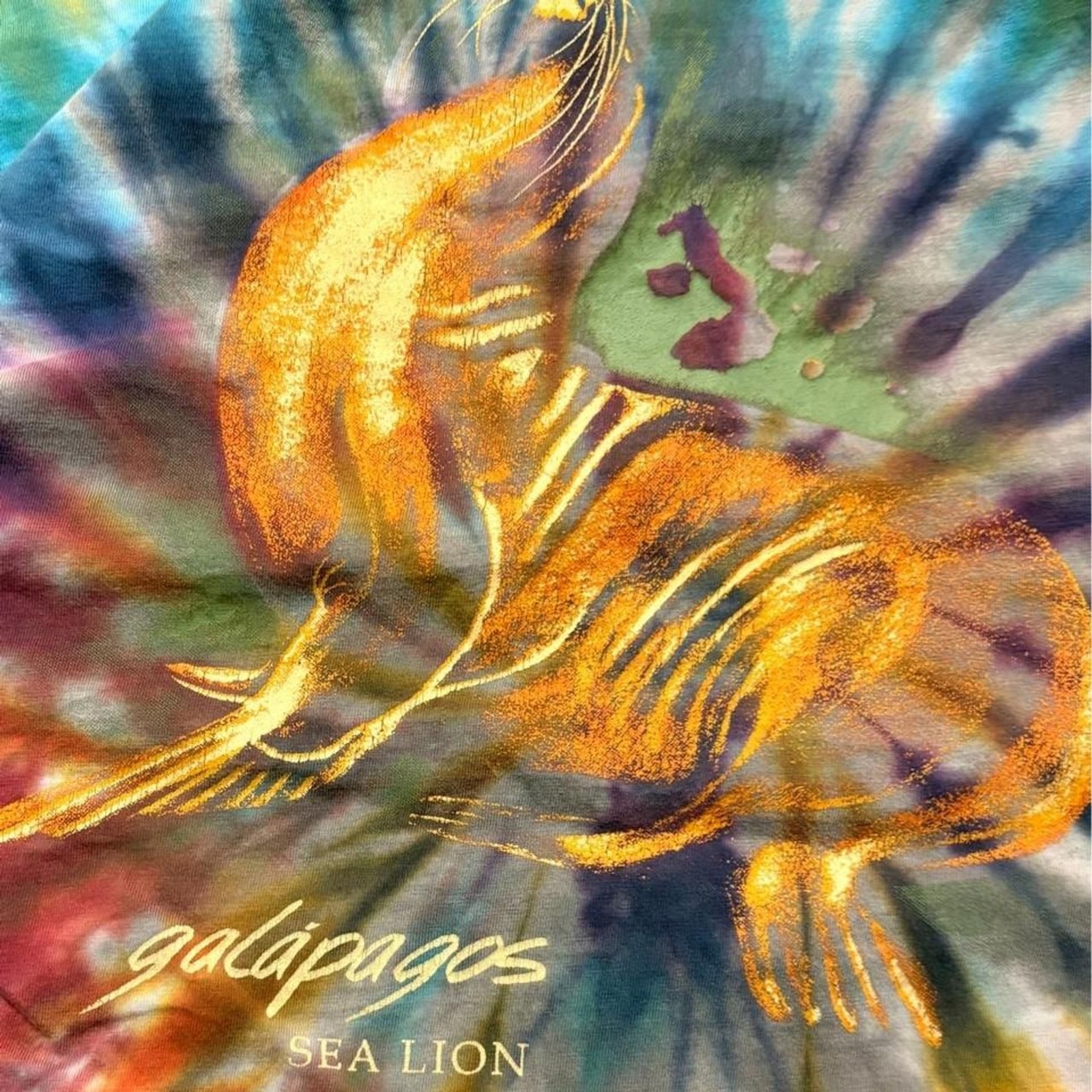 Tie Dye Seal Graphic Tee