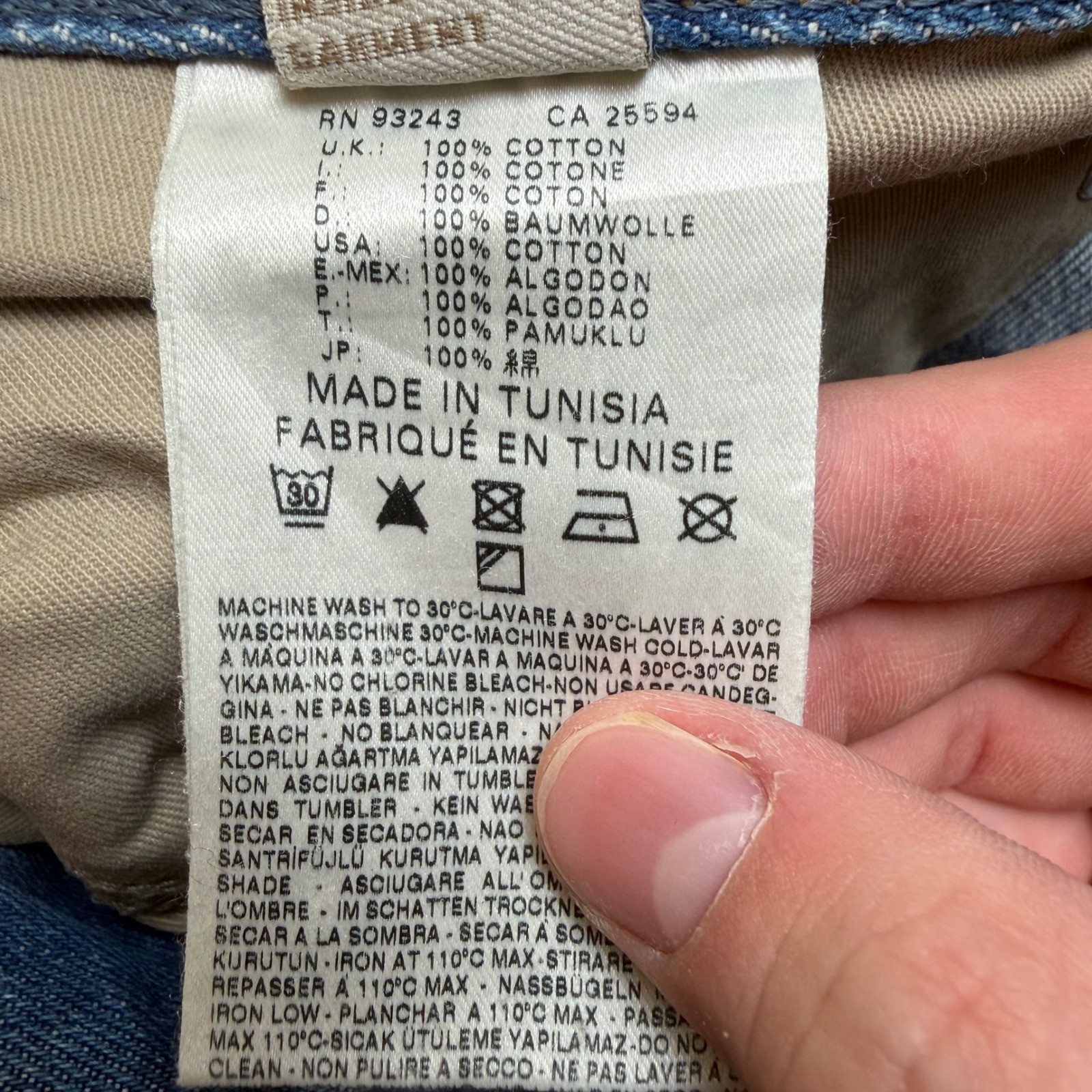 Diesel Larkee Jeans Mens 36×30 Blue Regular Straight Leg Wash 008AT Button Fly