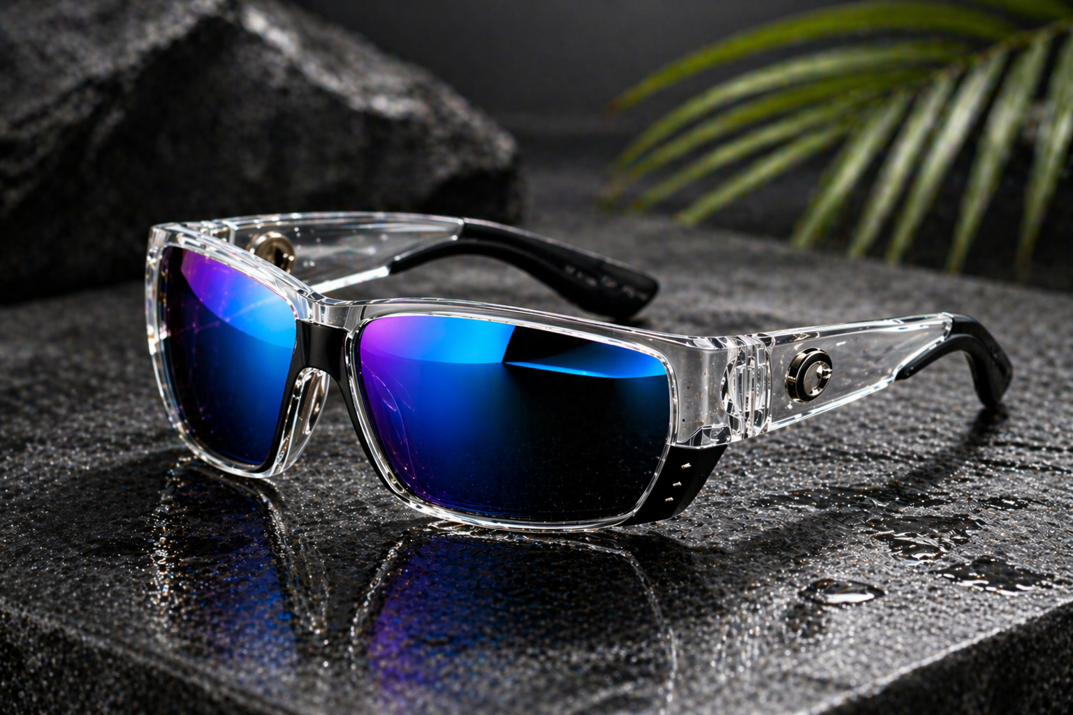 Costa Del Mar Polarized Sunglasses Blue Mirror Lens UV400 Fishing Driving