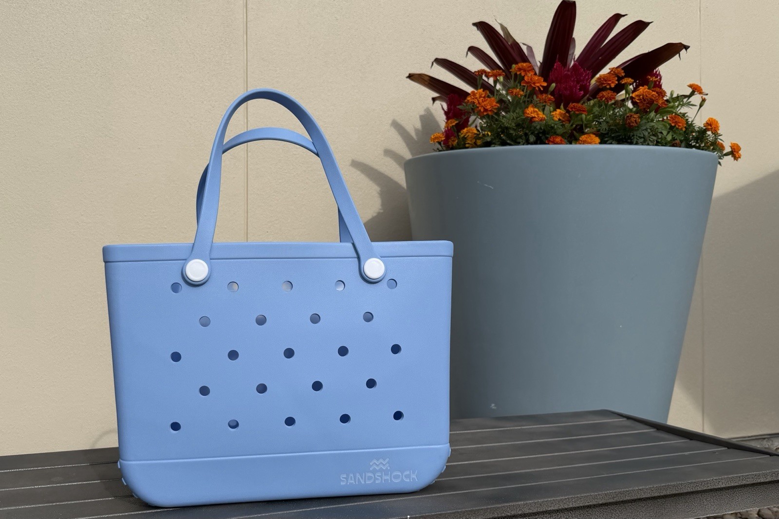 EVA Rubber Beach Tote Bag Waterproof Pool Bag Lightweight Large Travel Bag