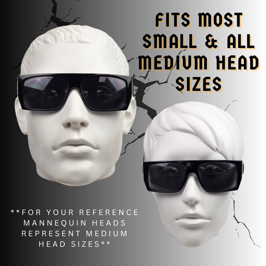 Authentic LOCS Sunglasses Hardcore Cholo Style Street Shades Super Dark