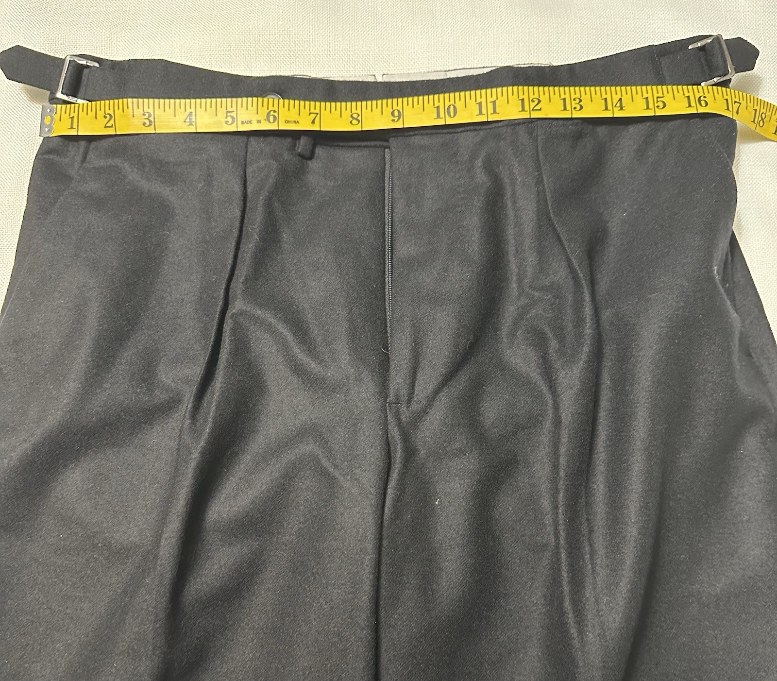 BERG & BERG Black Wool Pants EU 50 NEW US 34×31 1/2 New Without Tags.