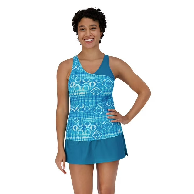 ZeroXposur Women’s 2-Piece Highline Tankini Set Size S Turquoise