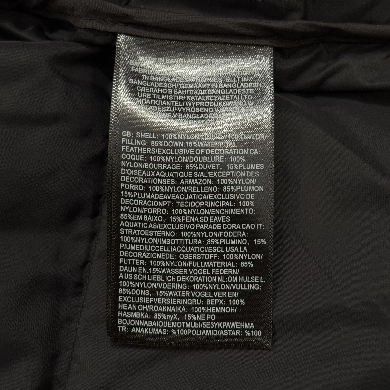 North Face Men’s 1996 Retro Nuptse 700 Down Puffer Jacket Black S,M,L,XL