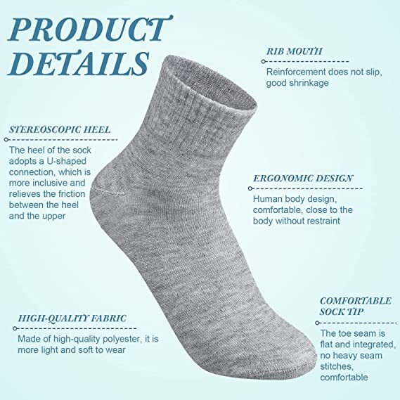Lot 12 Pairs Ankle/Quarter Crew Sport Socks Cotton Low Cut No Show Men Women