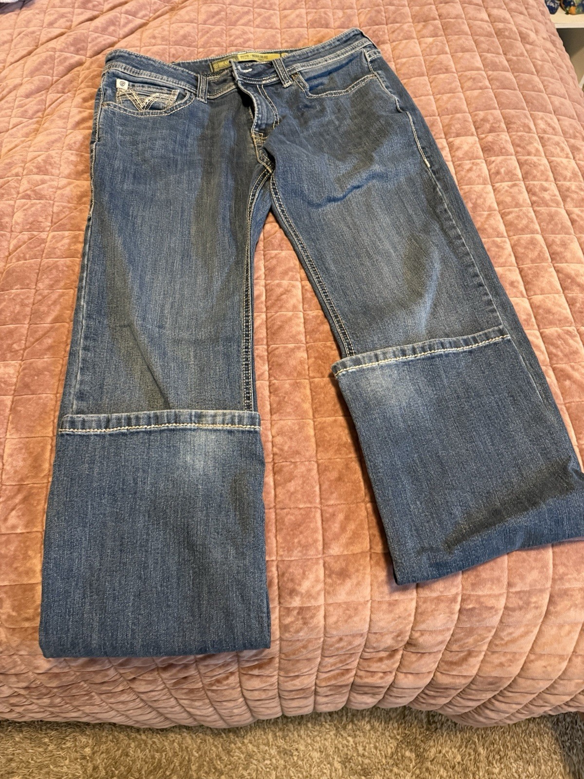 Rock And Roll Denim Pistol Mens Jeans 34×36