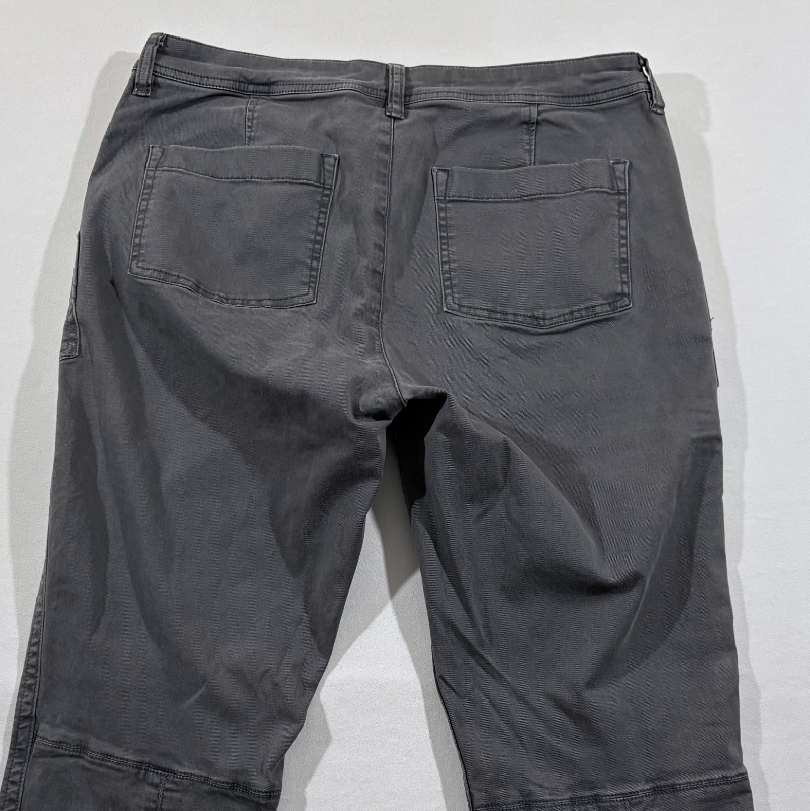 J. Crew Skinny Washed Twill Utility Chino Pants Gray Cotton Womens Sz 30 A6527