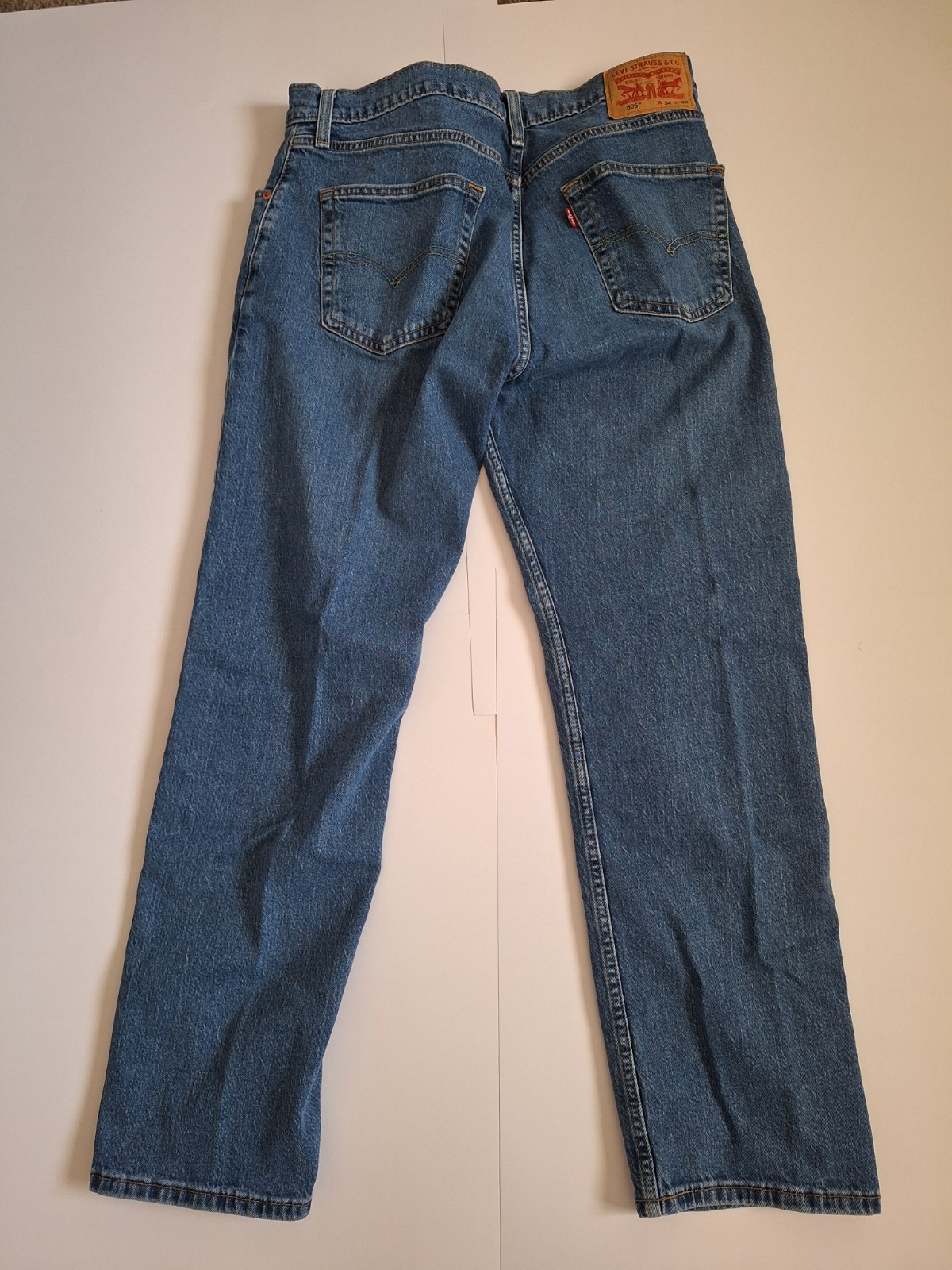Mens levis 505 Blue 2 Pair one price W 34 L 30 Excellent condition