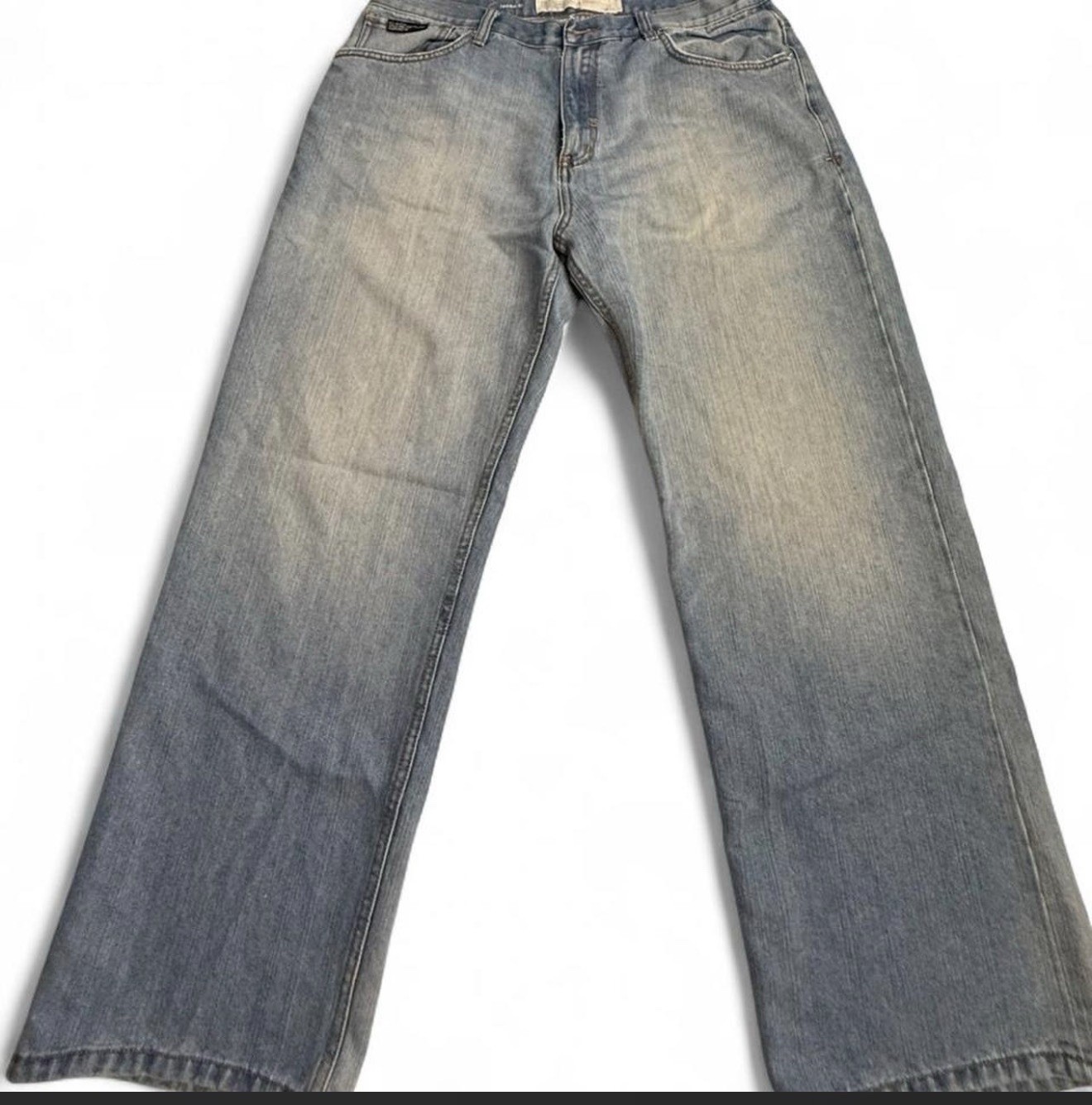 Vintage Rocawear Men’s Bootcut Relaxed Fit Light Wash Denim Jeans 5-Pocket Logo