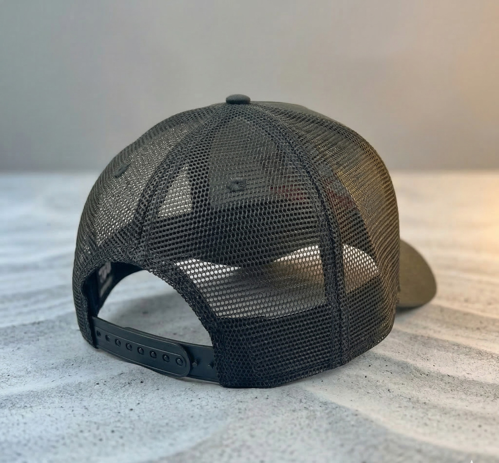 Rolex Gold Crown Trucker Hat Black Mesh Back Adjustable Snapback