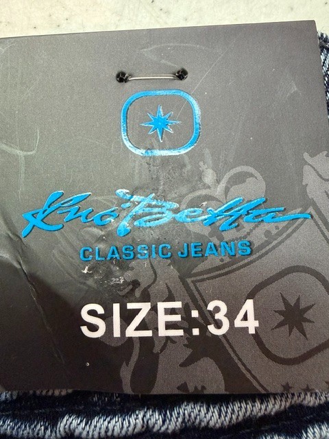 Kno Betta Classic Jeans Moto Biker Distressed Jeans Men’s Size 34 Medium NWT