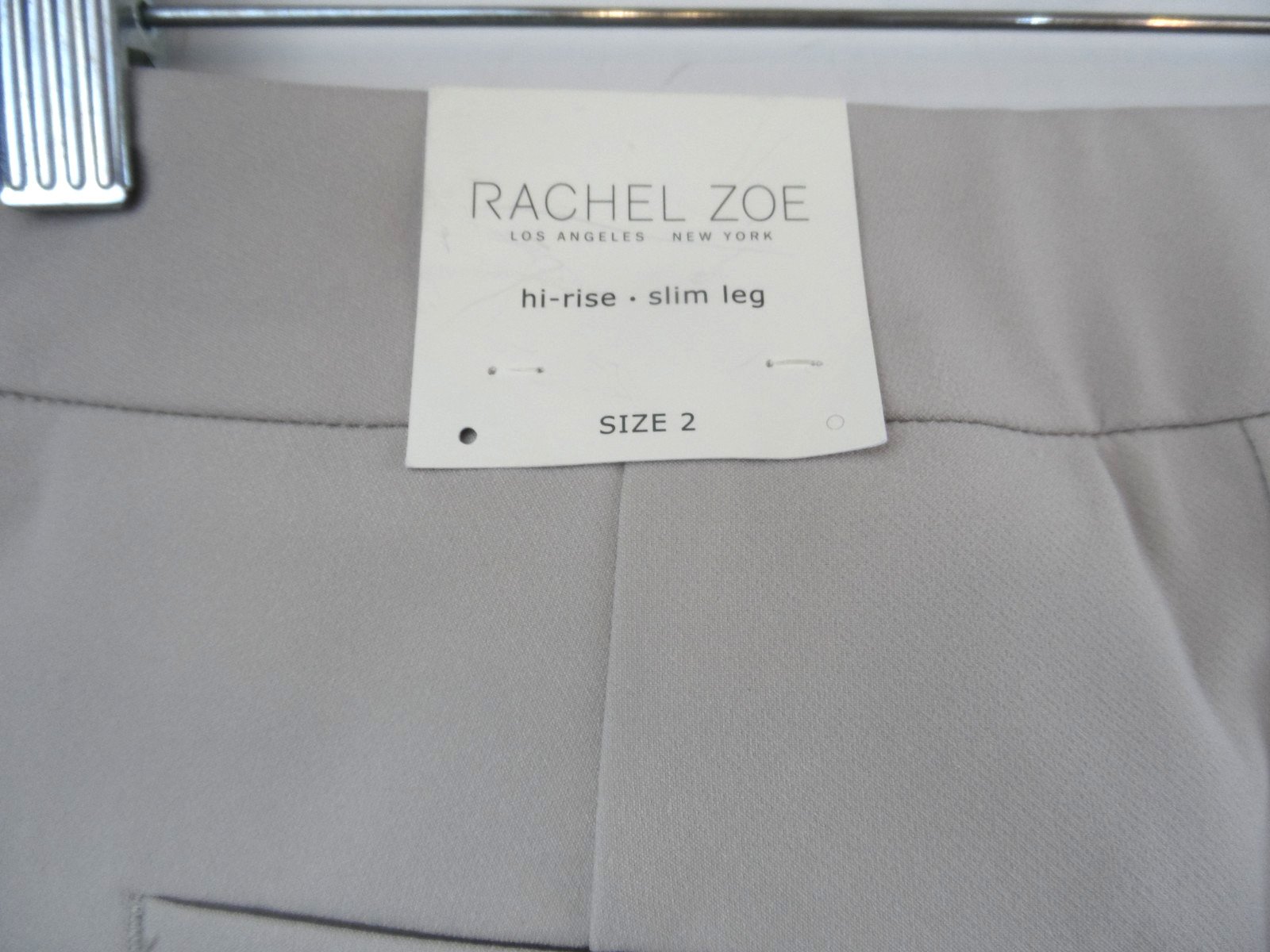 Rachel Zoe Tan.. Slim Leg High Rise Dress Pants Nylon Polyester Spandex – Size 2