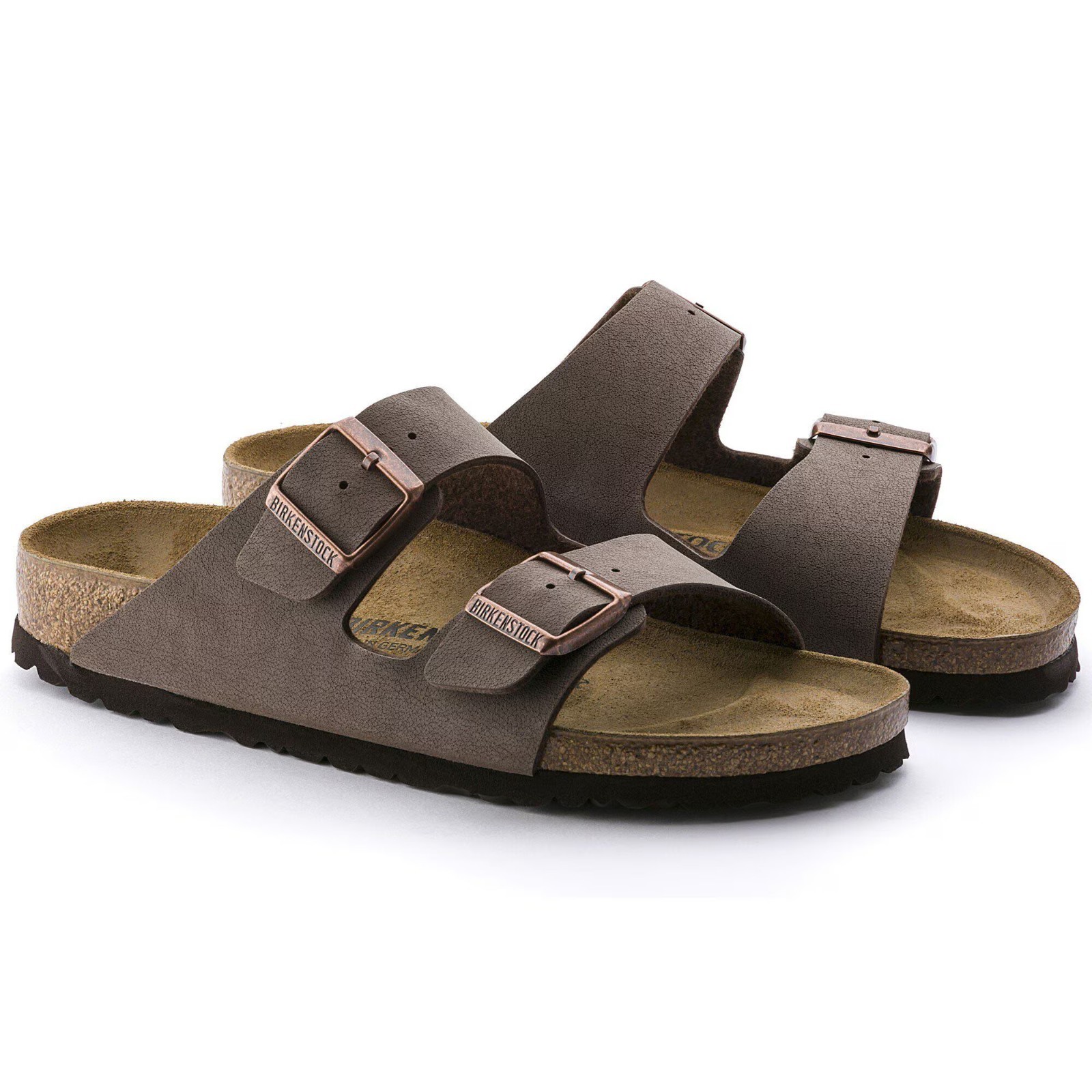 Birkenstock Arizona Birkibuc Sandals Mocha Select size