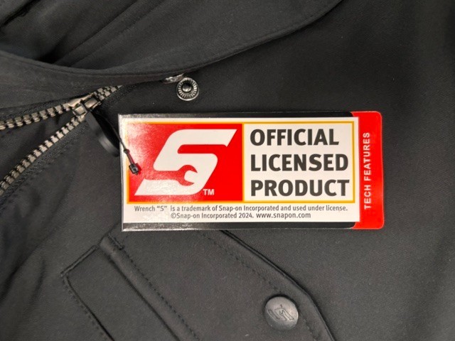 NEW! SNAP ON TOOLS RA HOODED 2024 ADAMS UNPADDED JACKET BLACK! MULTIPLE SIZES!