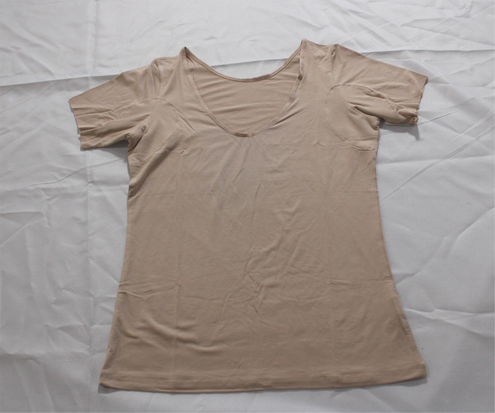 Numi Women’s Signature Sweat Protection Scoop Neck Undershirt CL8 Almond Size XL