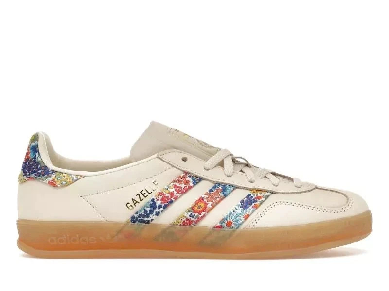 adidas Gazelle x Liberty London Indoor Floral Embroidery Off White JH7370