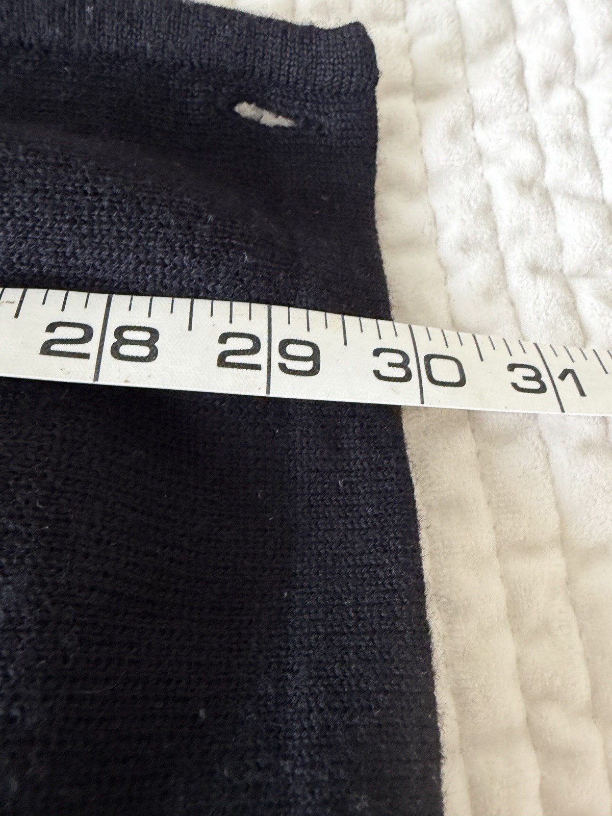 Talbots Petites L Black 100% Merino Wool Cardigan Sweater Gold Buttons