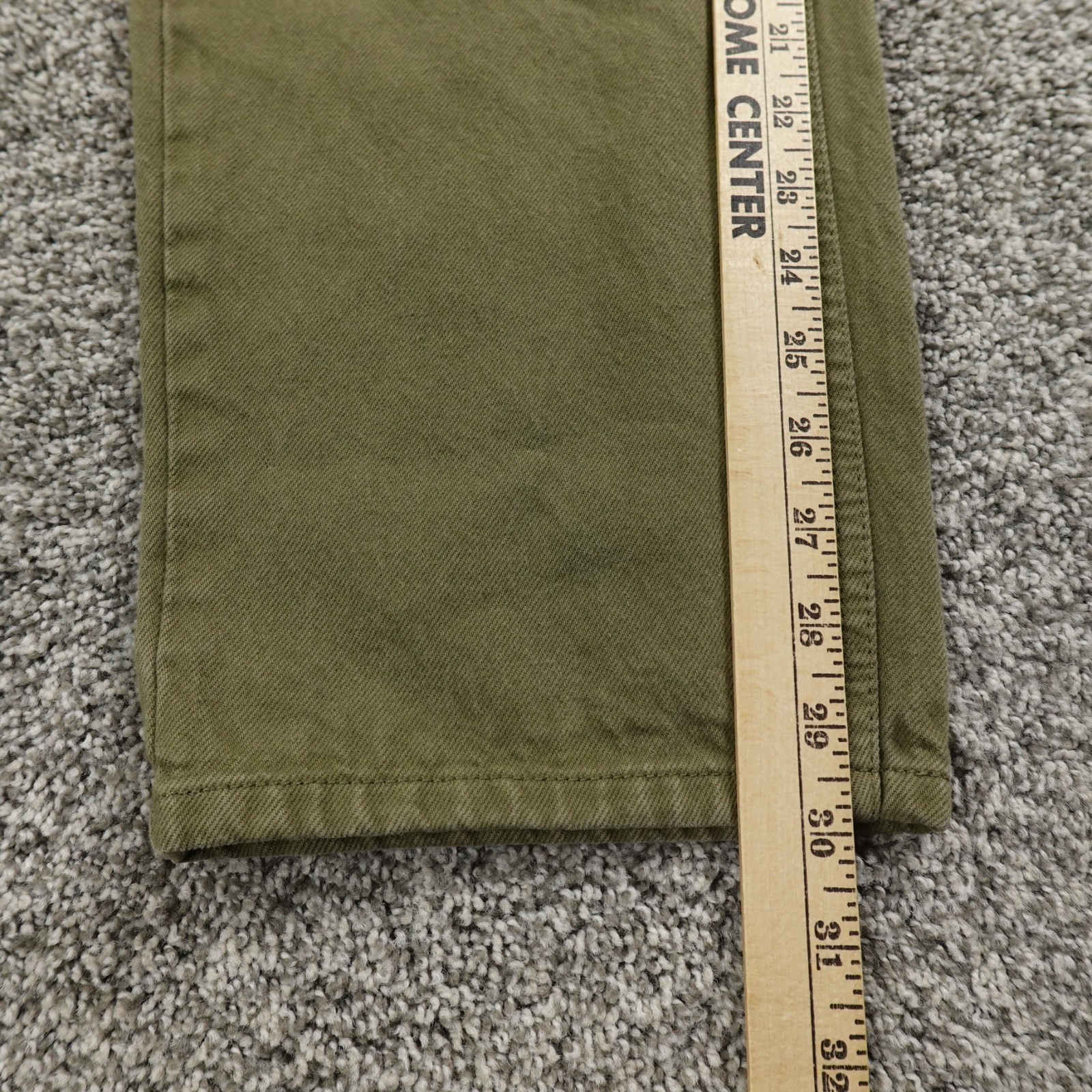 Levis Jeans Mens 30X30 Green Denim Pants Silvertab Loose Straight Grunge Skate