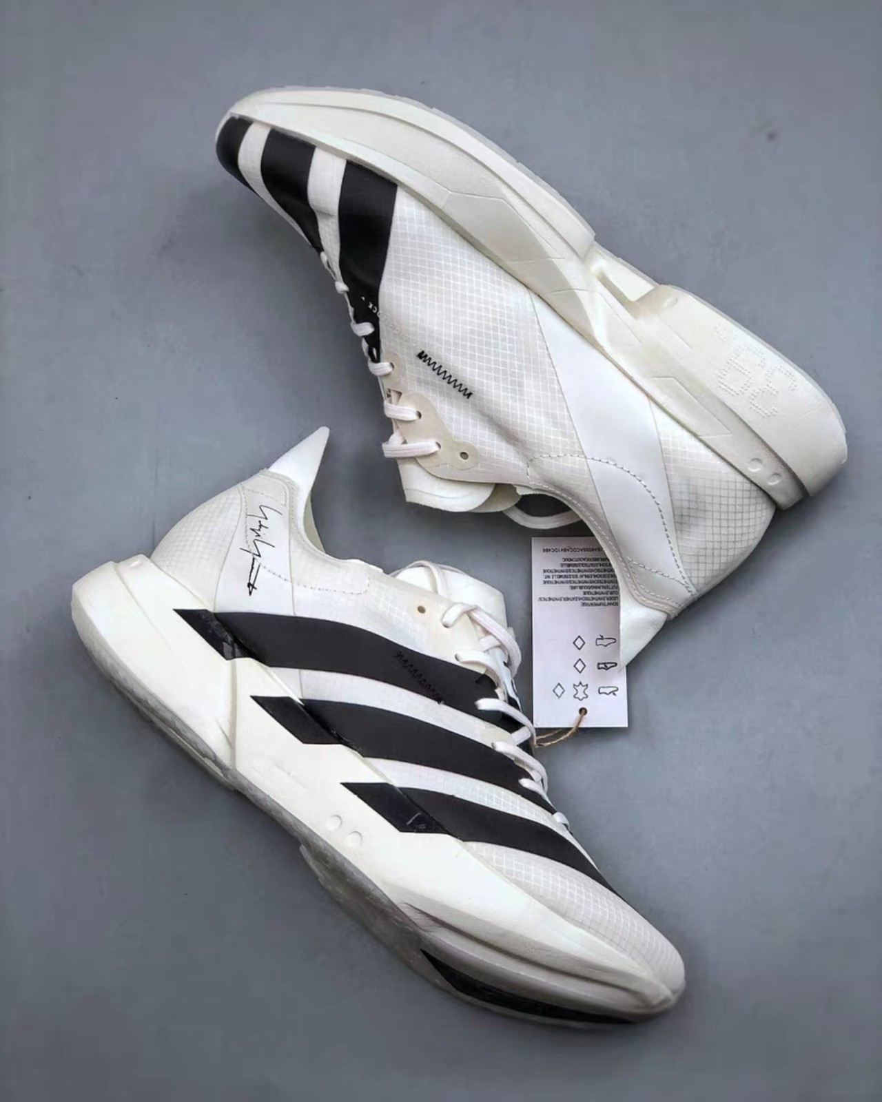adidas Y-3 ADIOS PRO 4 KI6875 Off White / Off White / Black