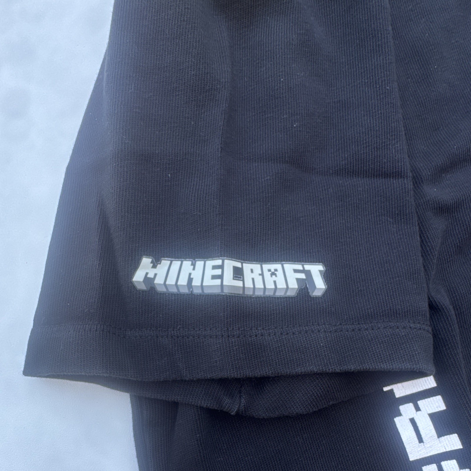 Lacoste x Minecraft women low cut Black Oversized Crew Neck T-Shirt Size 38