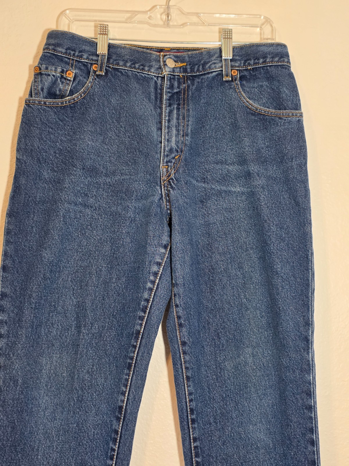 Levi’s 550 Classic Relaxed Fit Tapered Leg Jeans Blue Denim Women’s Size 12 M S