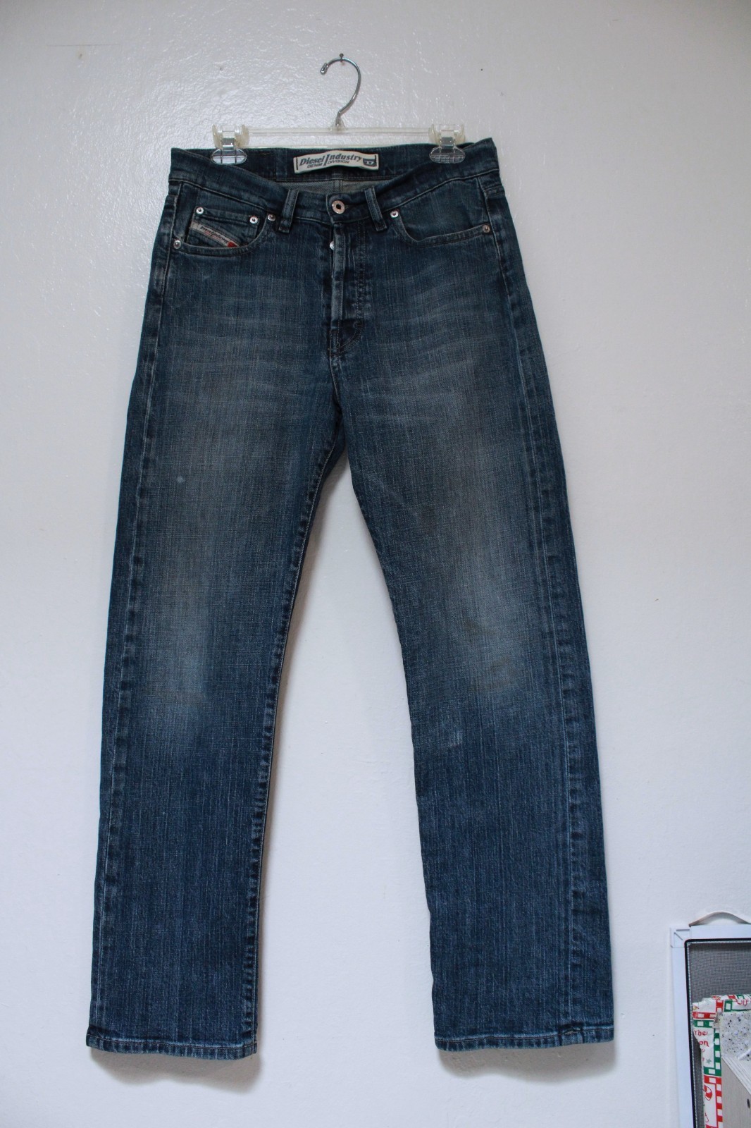 Vintage Diesel Industry Men’s Denim Jeans Made in Italy Size W30 L30 Button Fly