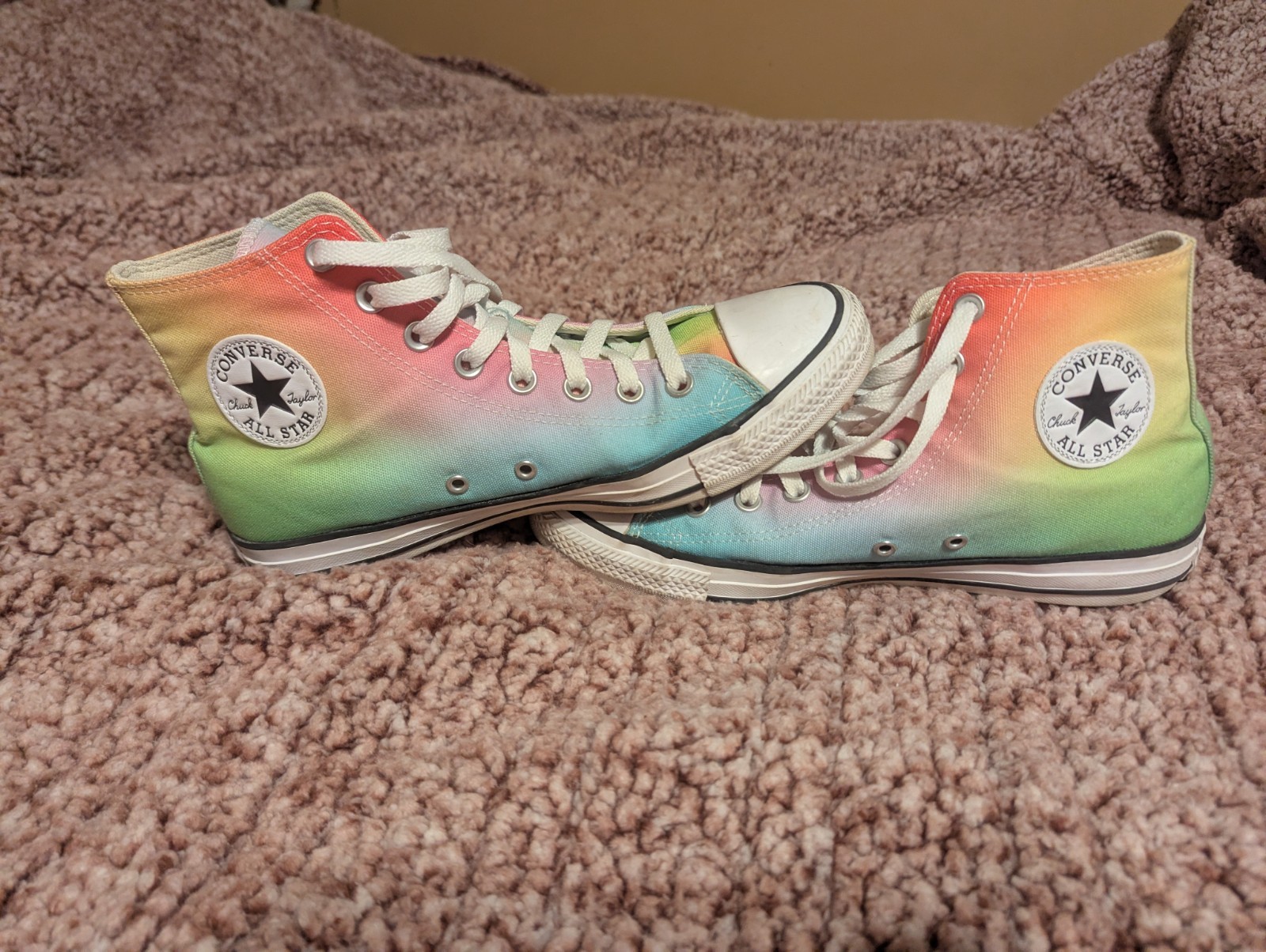 Converse Chuck Taylor All Star High Top Tie Dye Multicolor LaceUpSneakers WOMANS