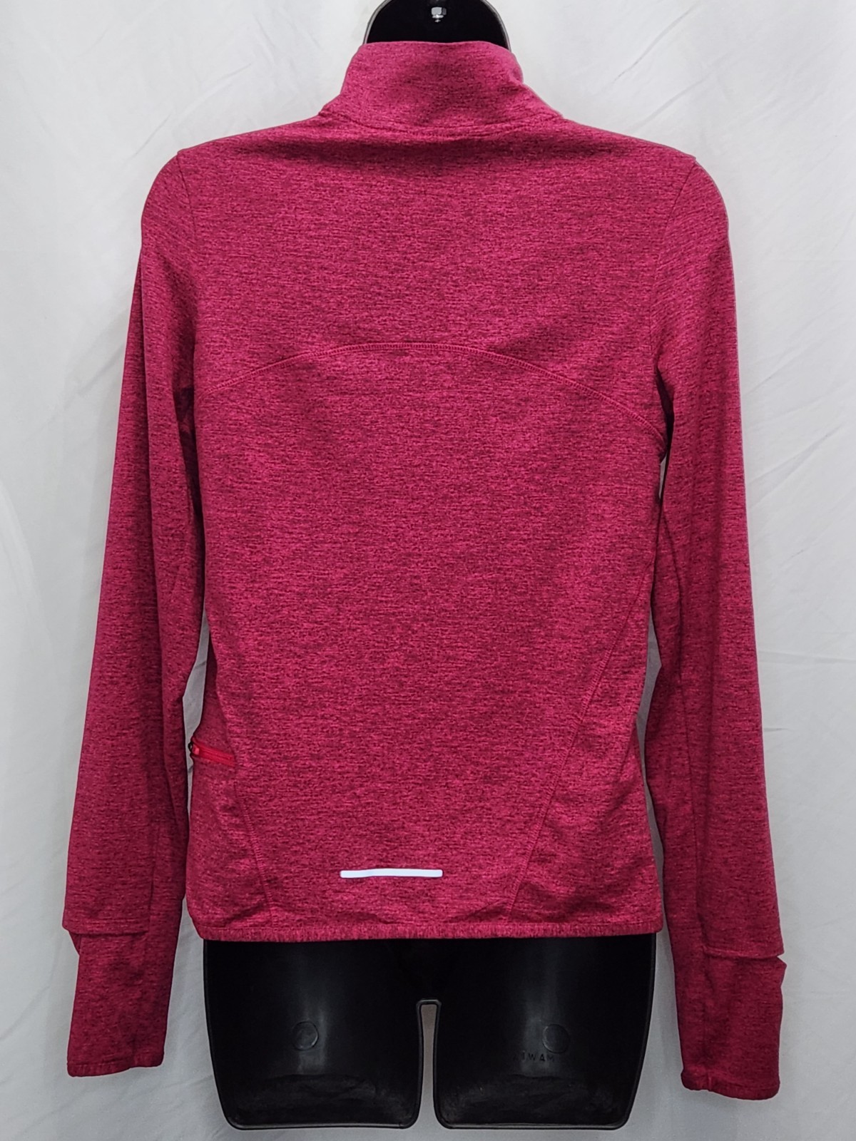 Nike Running Swift Element 1/4 Zip Pullover Top Womens XS Pink Long Sleeve FF11