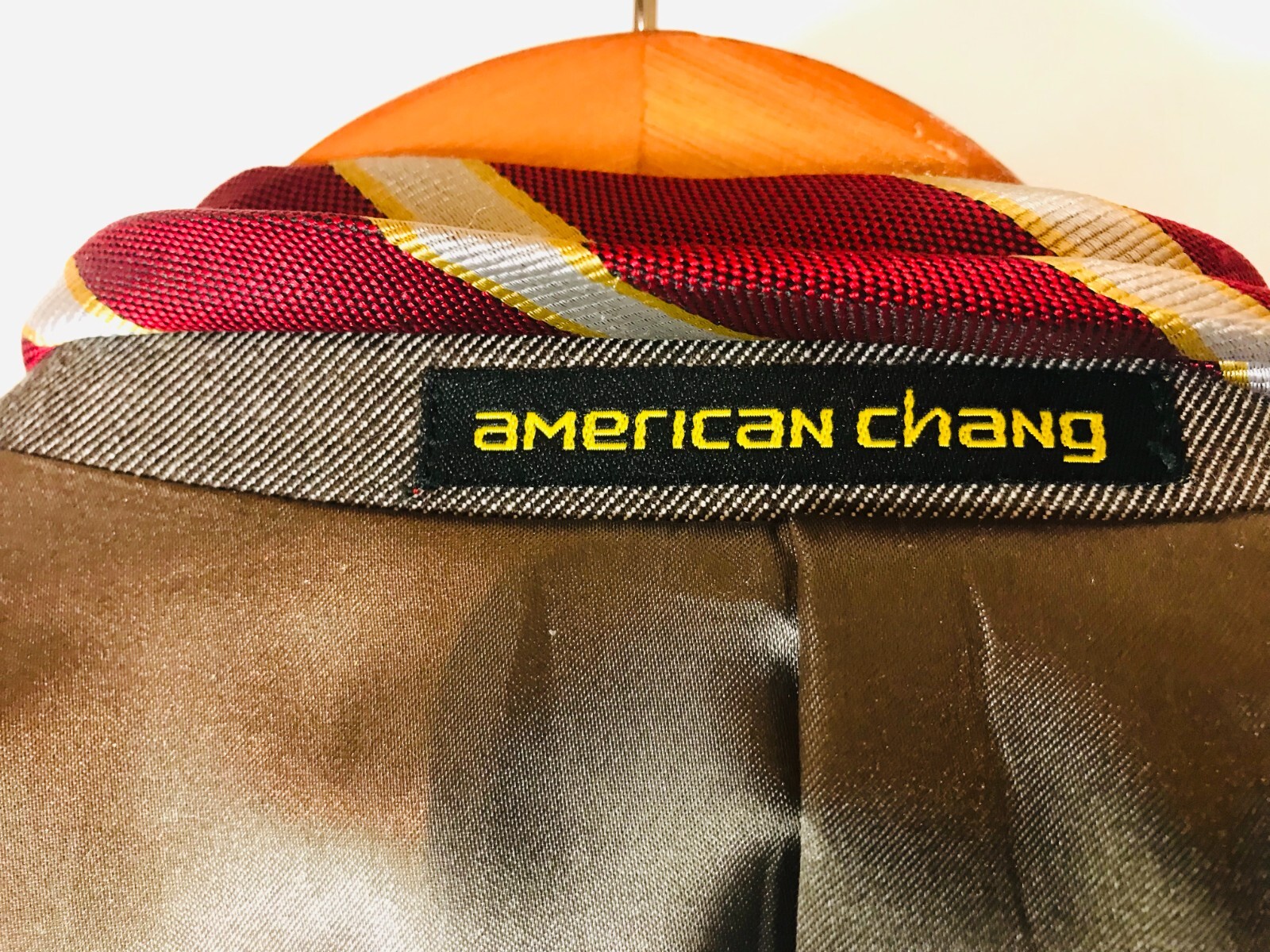American Chang 3 Button Funky Men’s Blazer Size L Large Harry Potter Style