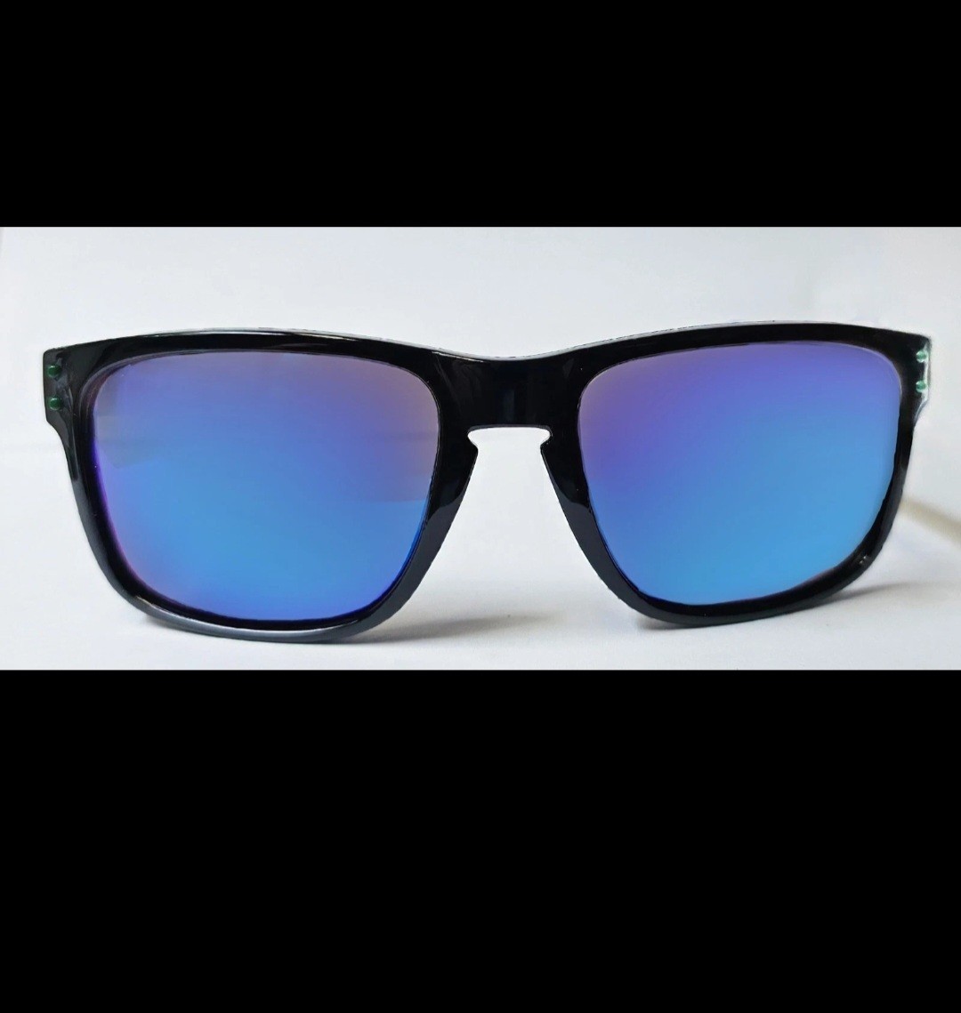 Oakley Holbrook Style Black Frames with Blue & Purple UV400 Lens Sunglasses NEW