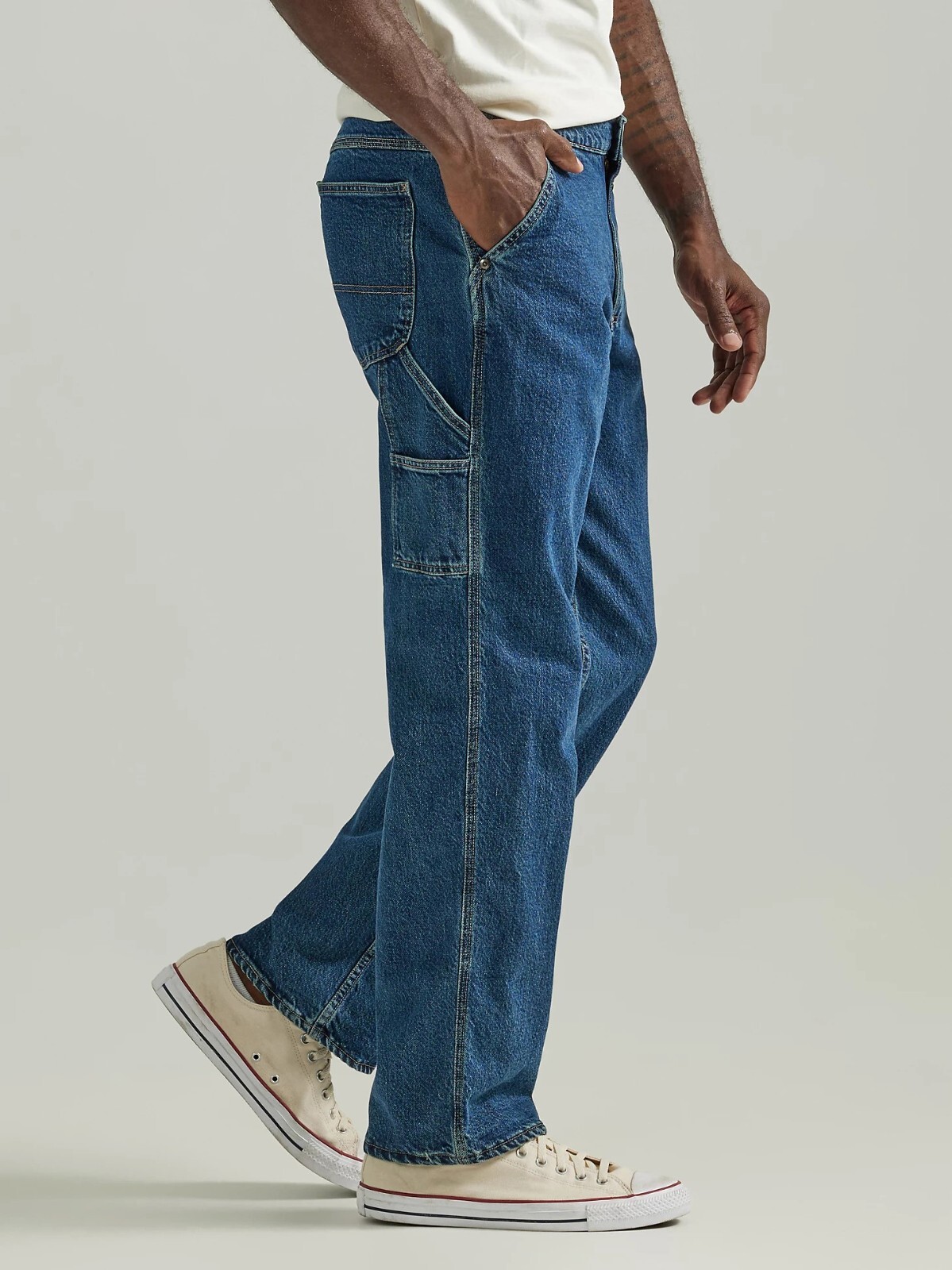 Lee Men’s Carpenter Jeans Legendary Workwear Dark Blue Color All Sizes New