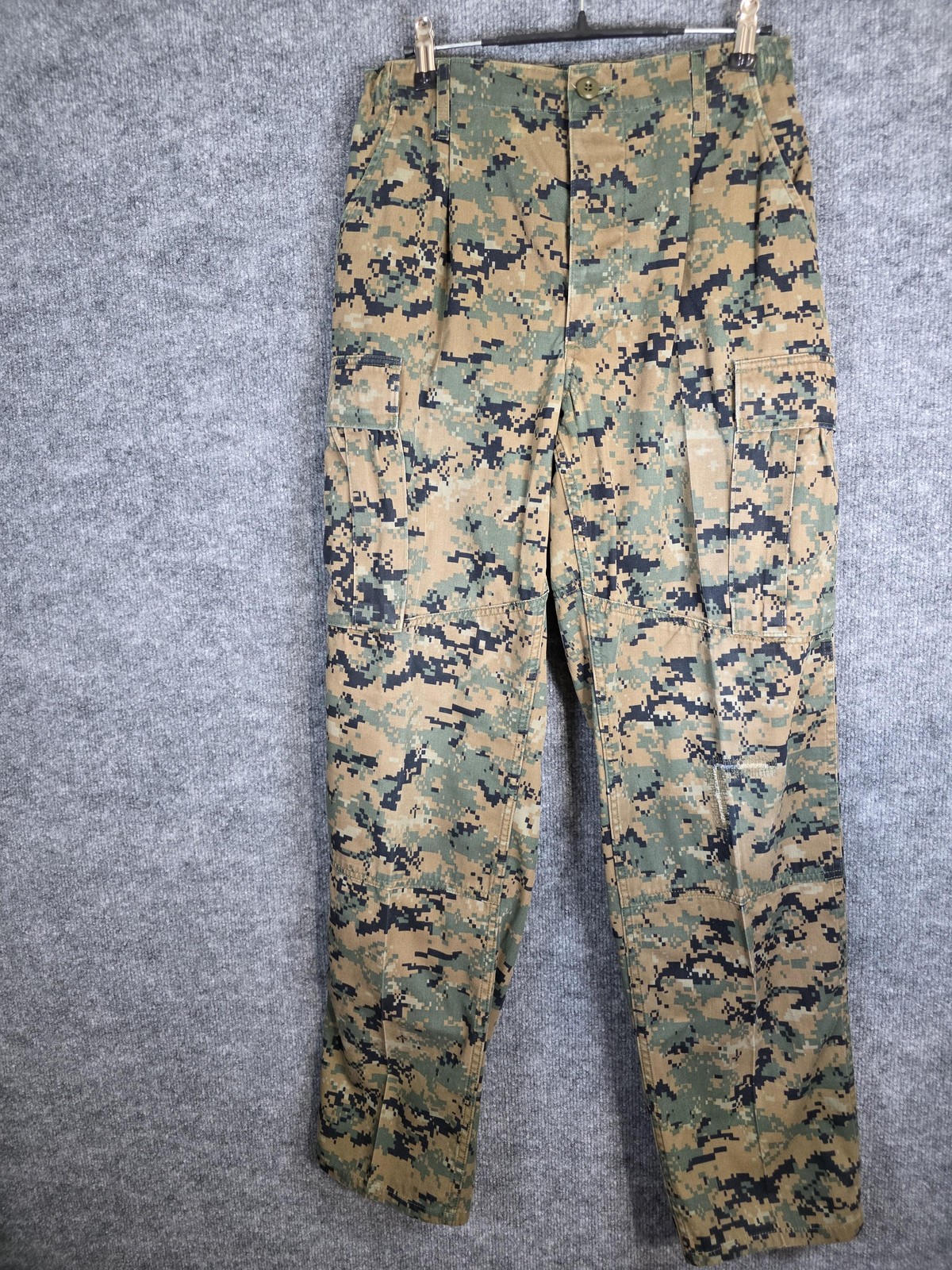 USMC MARPAT Combat Pants Mens Small Regular Camouflage Military Woodland