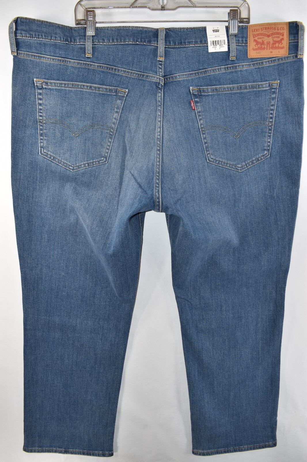 New Levi’s 541 Athletic Taper Stretch All Seasons Tech Blue Jeans Men Size 46×30