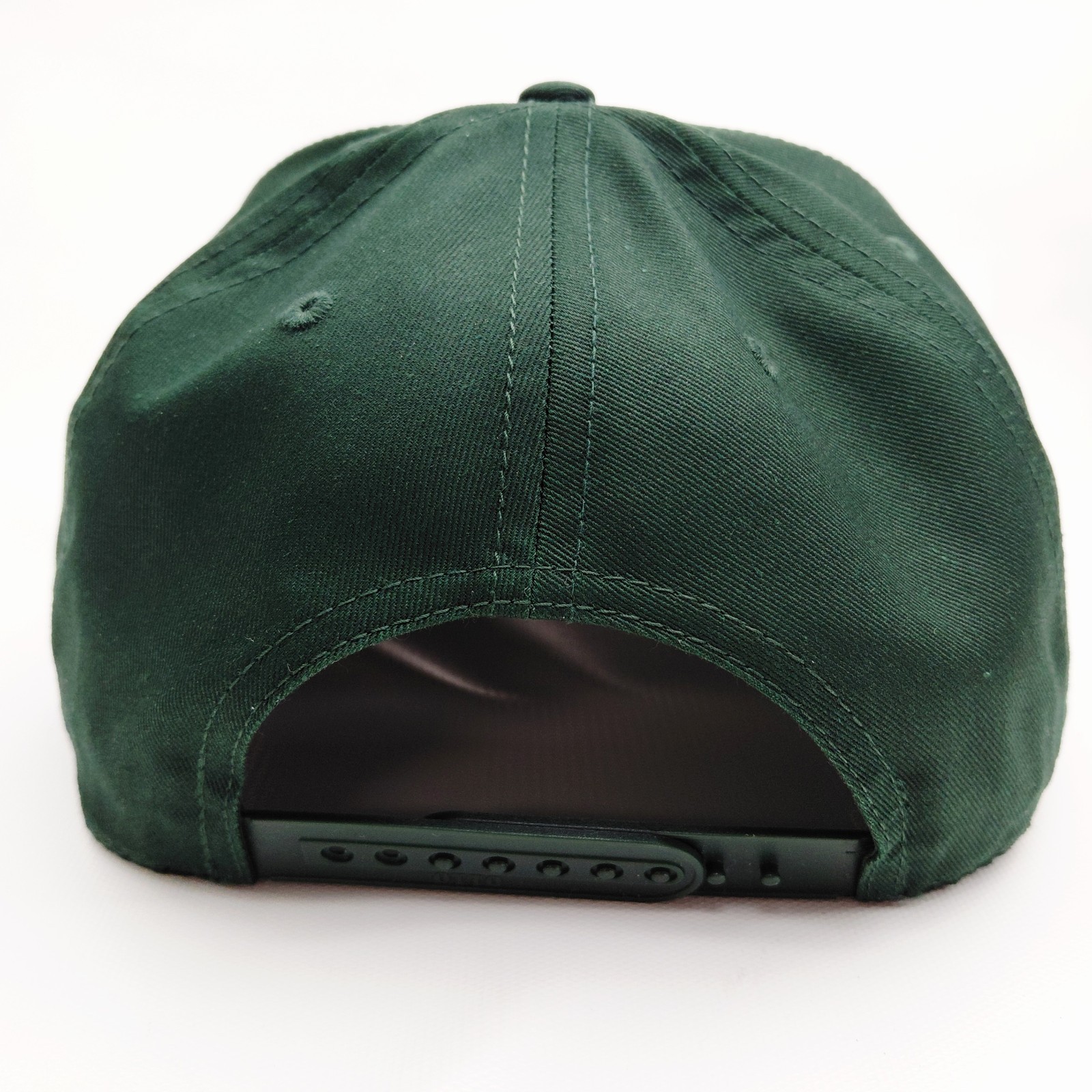 Relax Crown 5 Panel Snapback Hat Embroidered Dark Green High Profile Cap