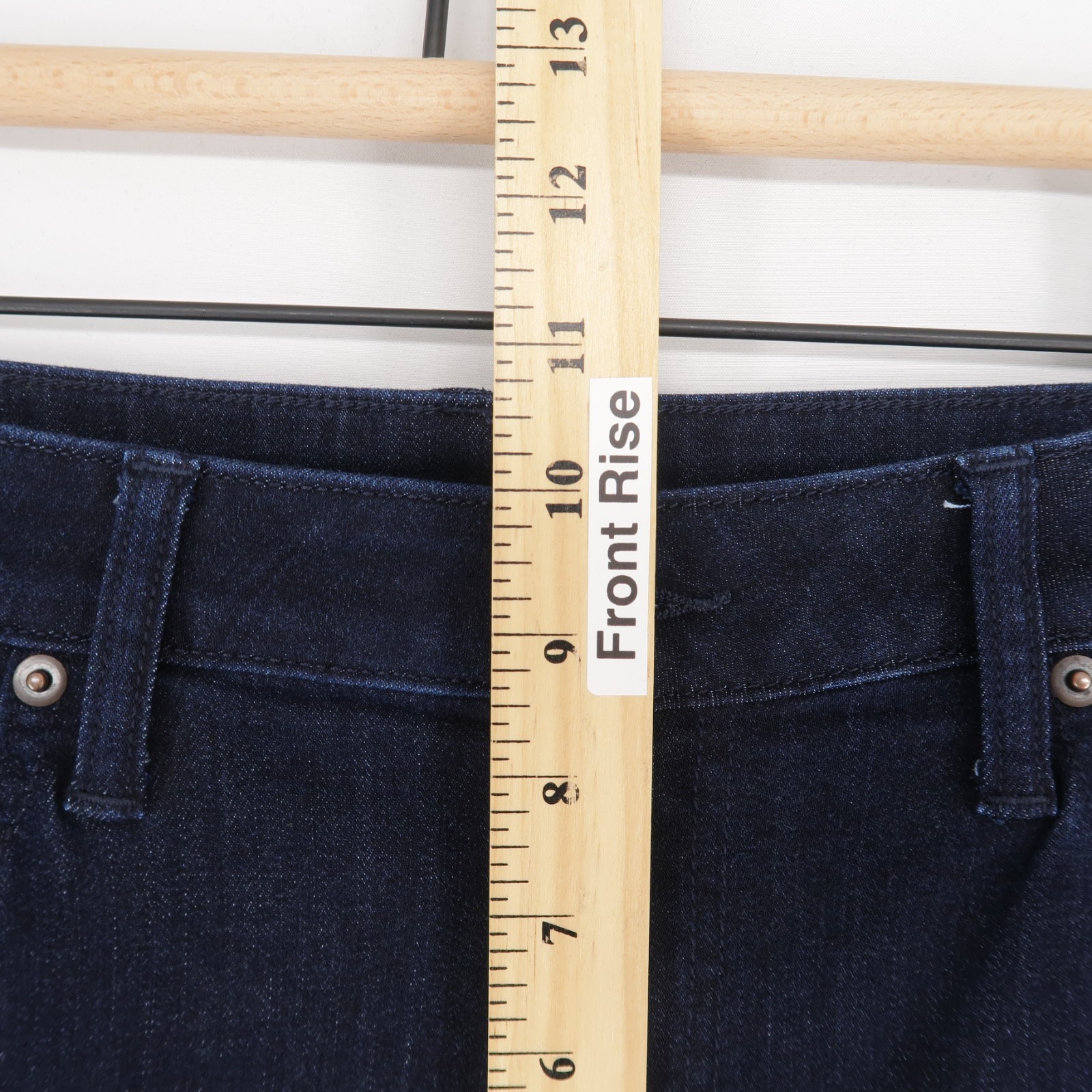 True Classic Jeans Mens 33 Blue Dark Wash Stretch Five Pocket Straight Leg