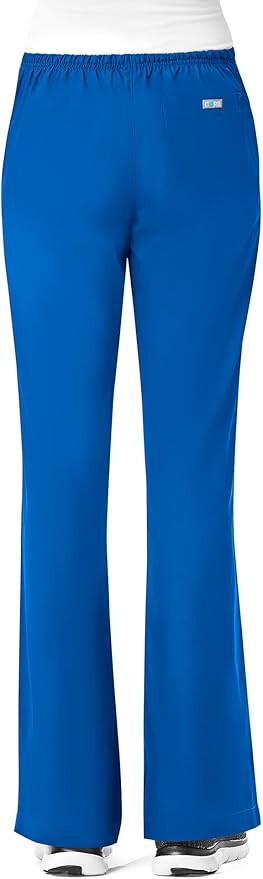 Maevn Core Women 9026 Flare Leg Scrub Pants Elastic Drawstring Back Size XXS-XXL
