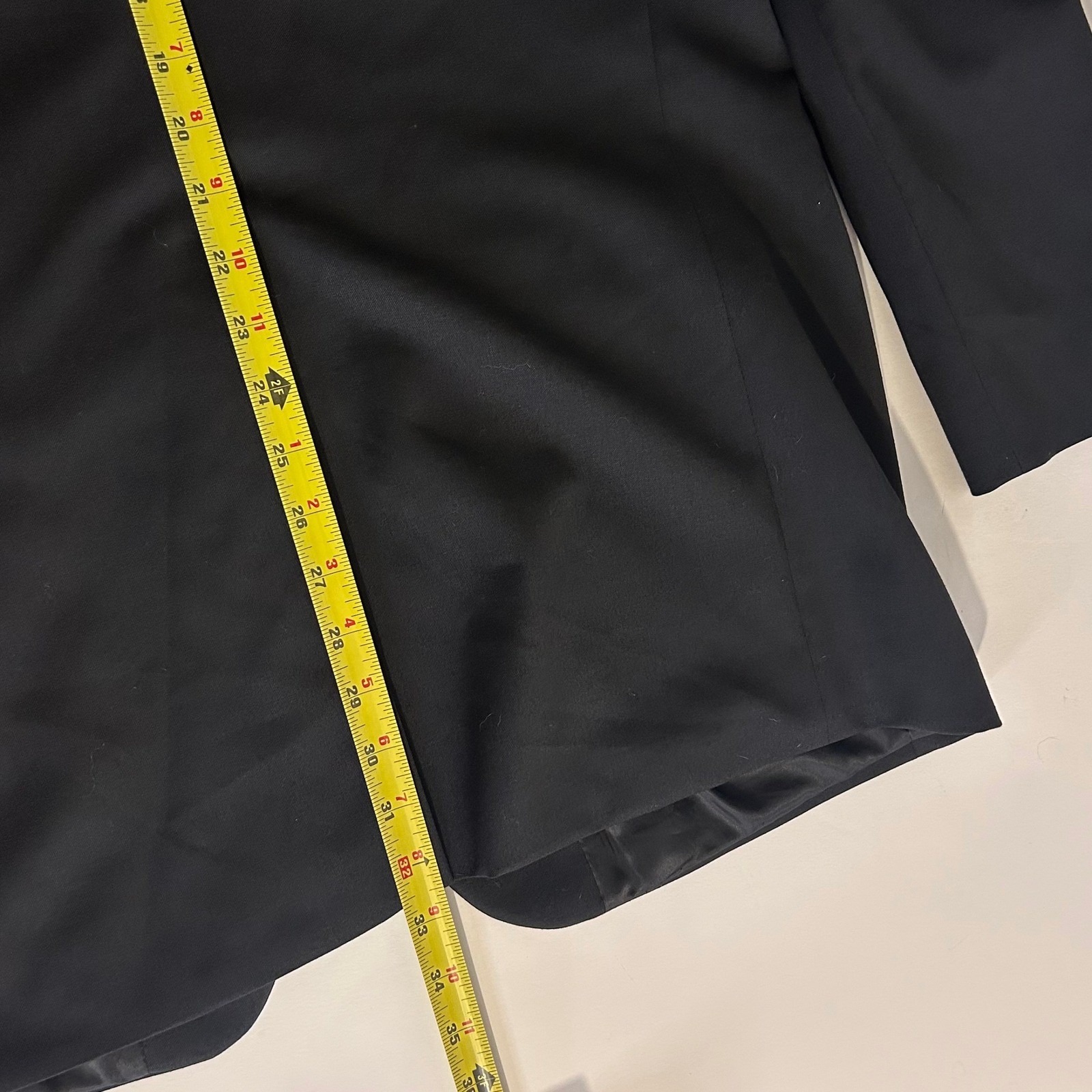LRL Ralph Lauren 42R Blazer 100% Wool Black Silver Two Button Lined Vented