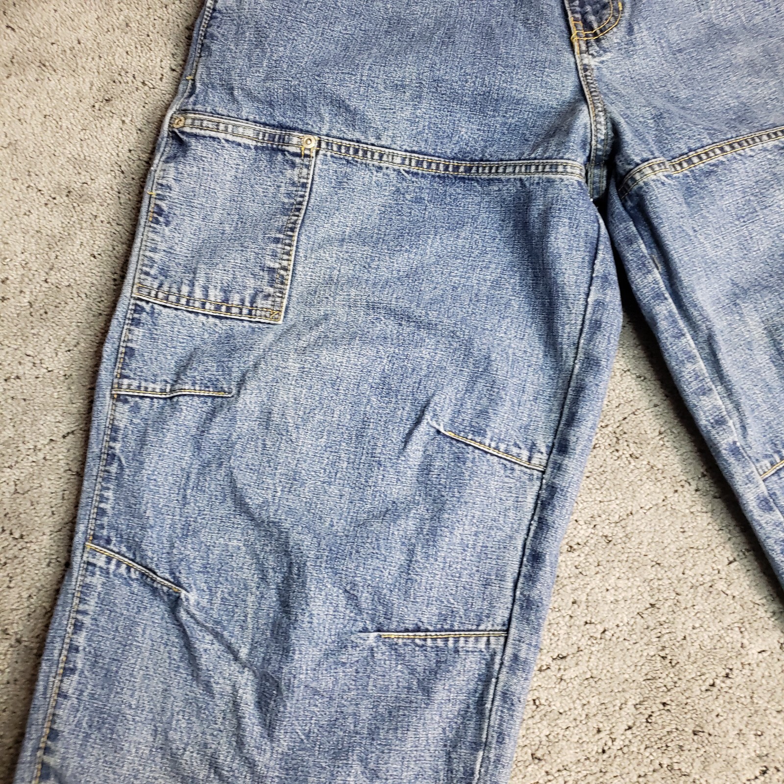 VTG Arizona Jeans Mens 35X29* Blue Wide Leg Skater Denim Baggy Streetwear 90s