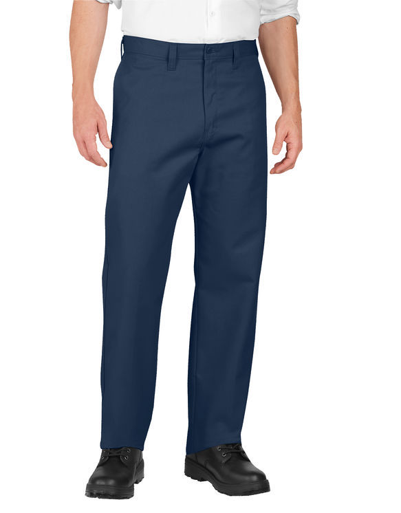 2 pairs Mens Pants Chino Navy Blue 29 30 33 x 30 31 32 33 34 35 flat 100% cotton