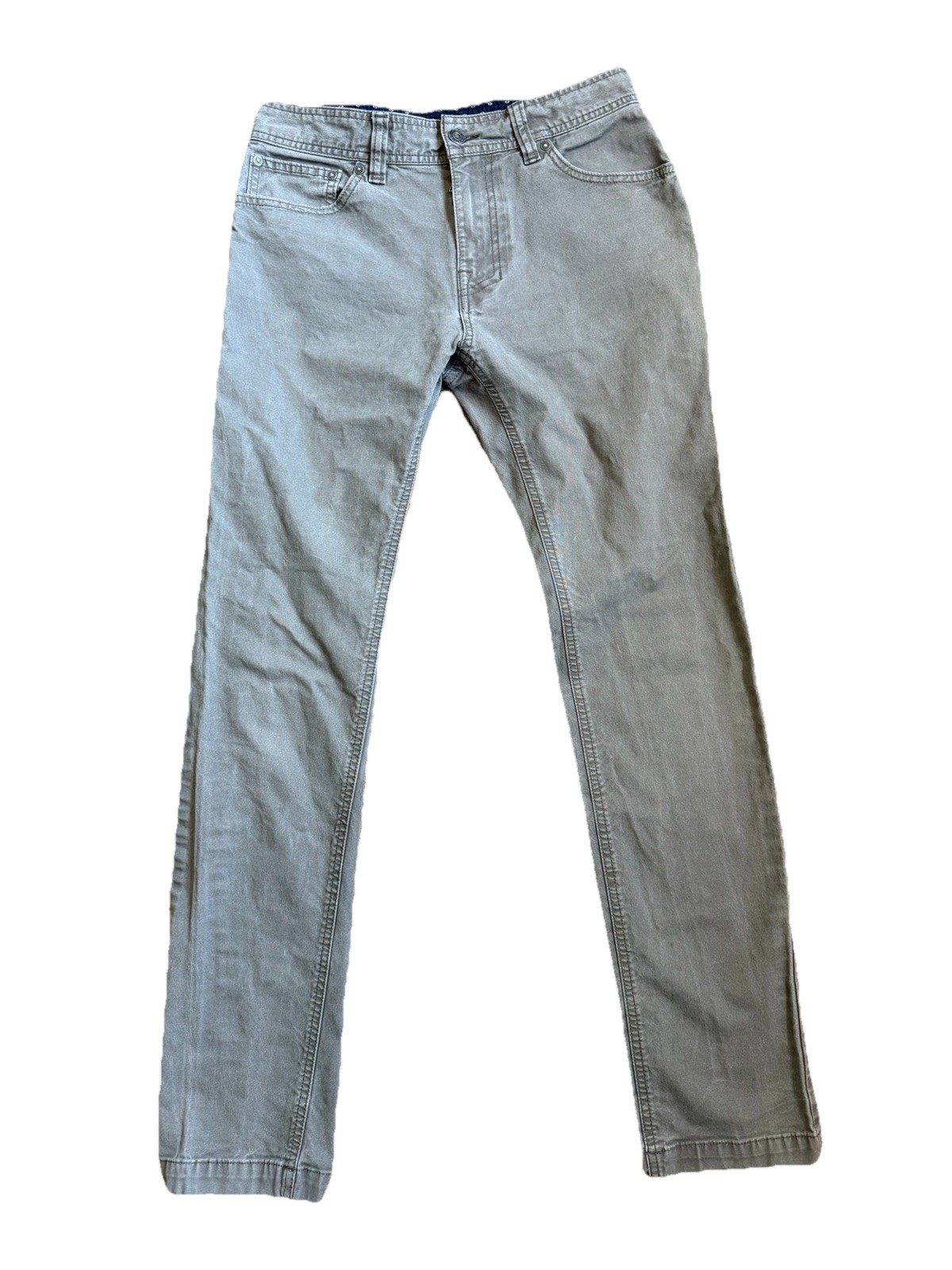 prAna Slim Fit Pants Men’s 30×32 Sage Green Gray Outdoor Hiking Travel Casual