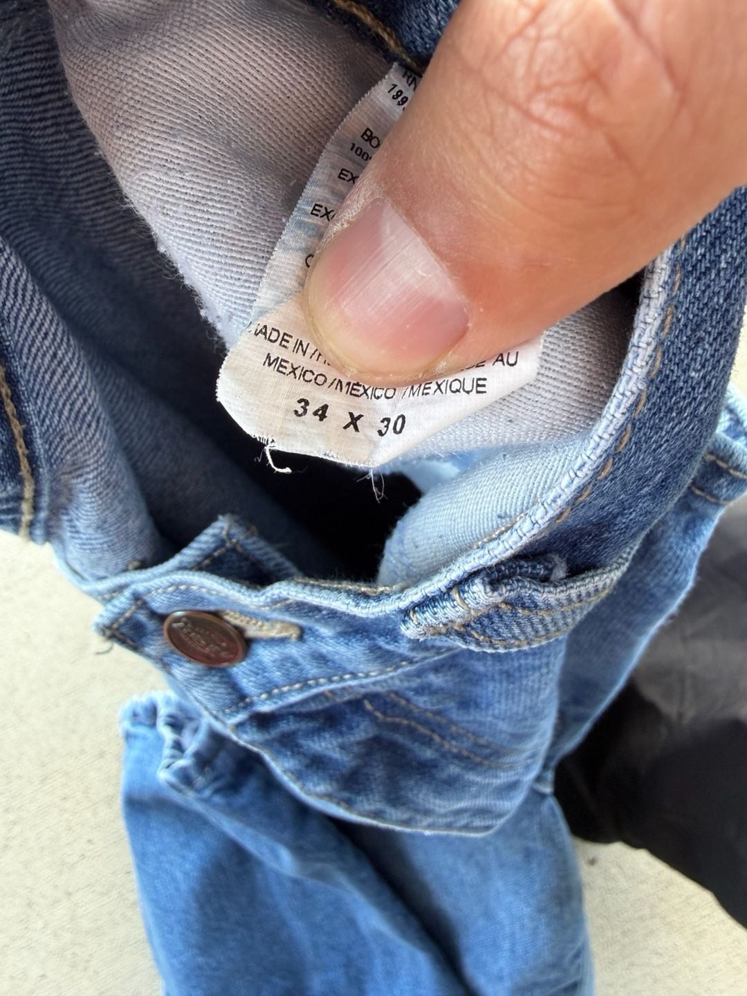 Dickies Carpenter Jeans 34×30 Blue Denim Work Pants