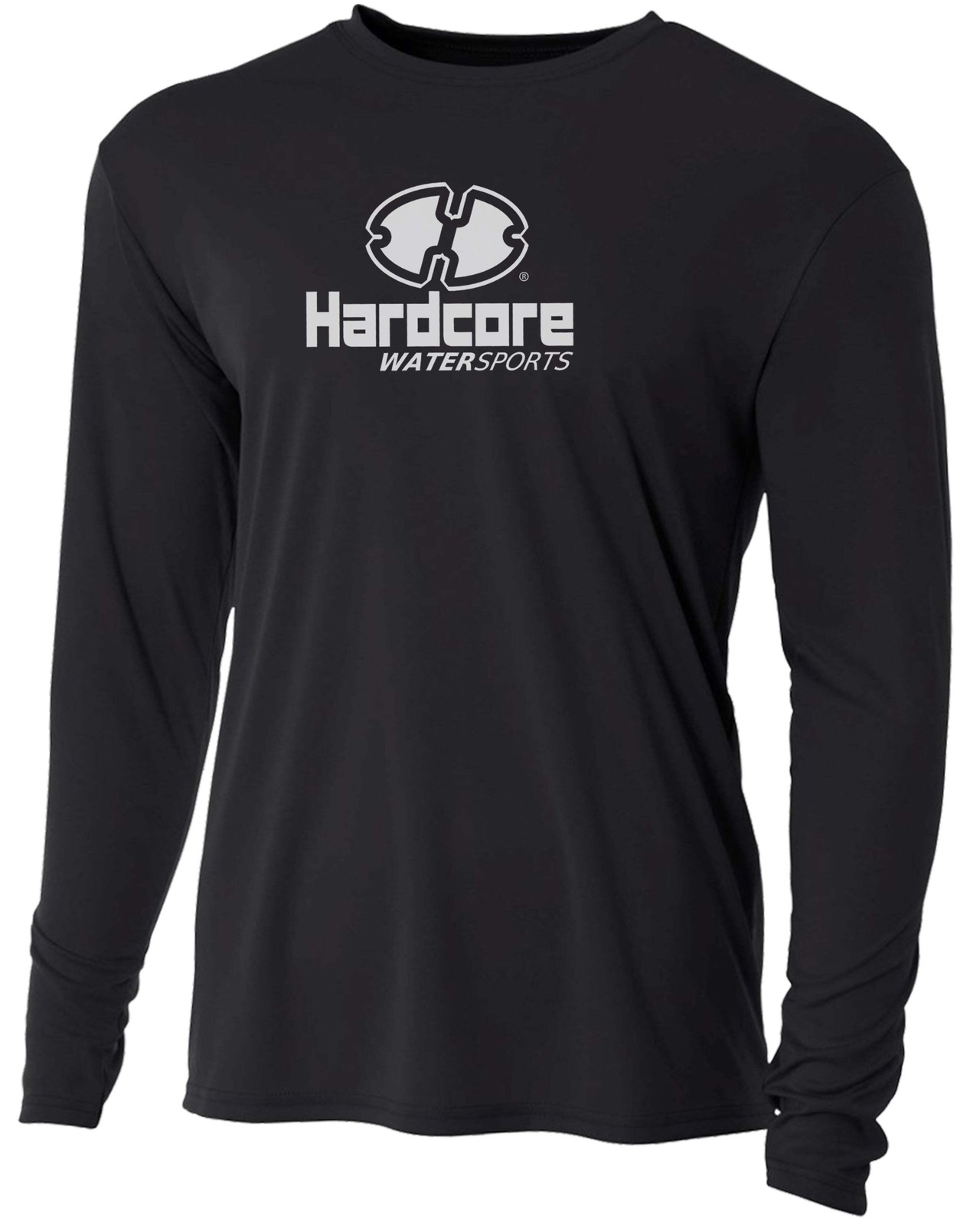 Hardcore Men’s Long Sleeve Rash Guard Surf Shirt – Relaxed Fit Swimwear Designed