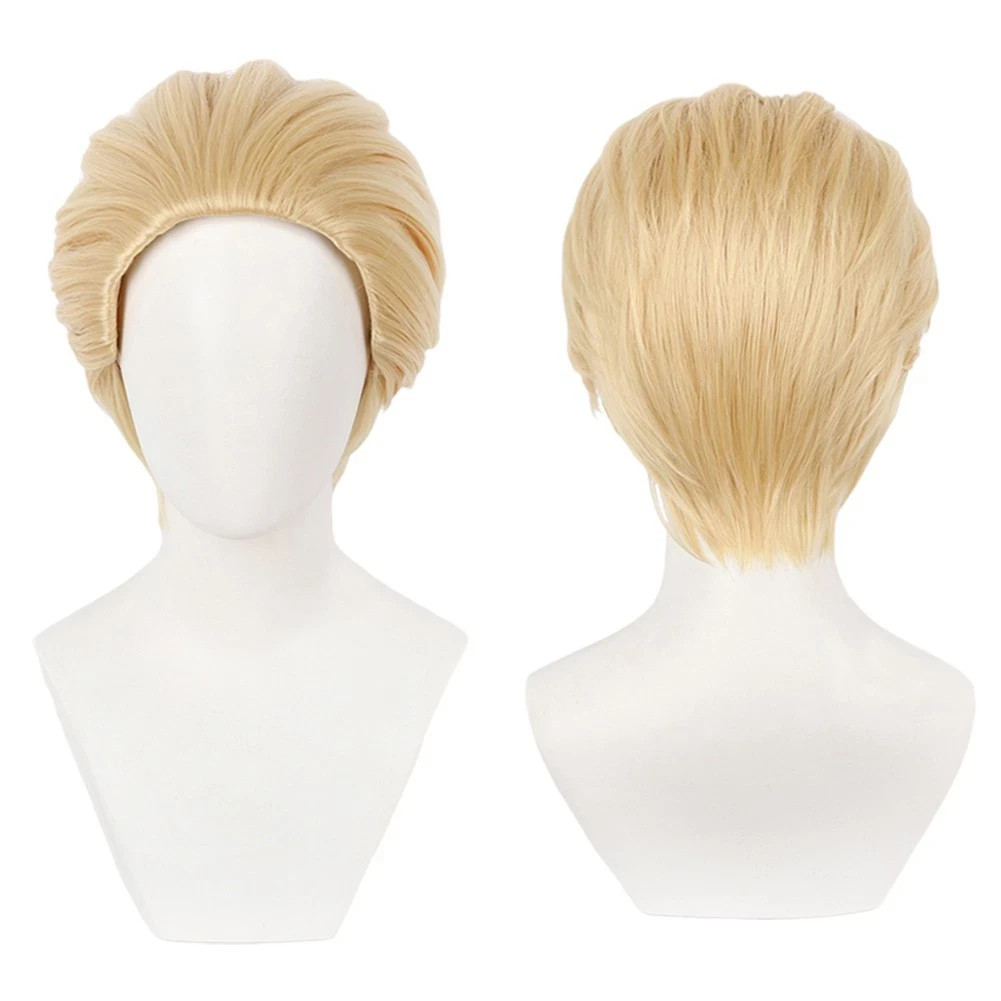 Synthetic Wig Anime Kinji Hakari Cosplay Wig Halloween Props Heat Resistant Hair